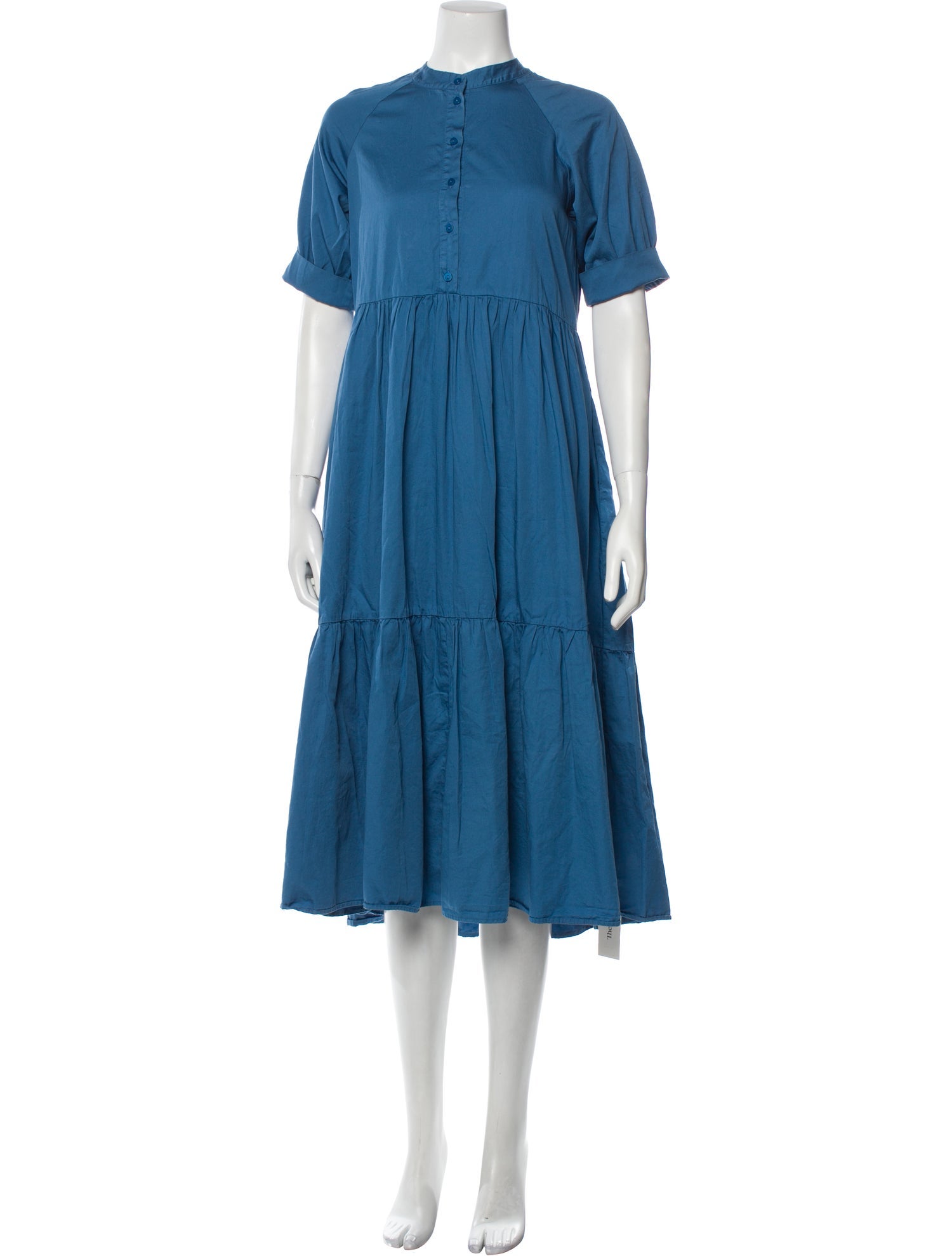 Ali Golden Mock Neck Long Dress