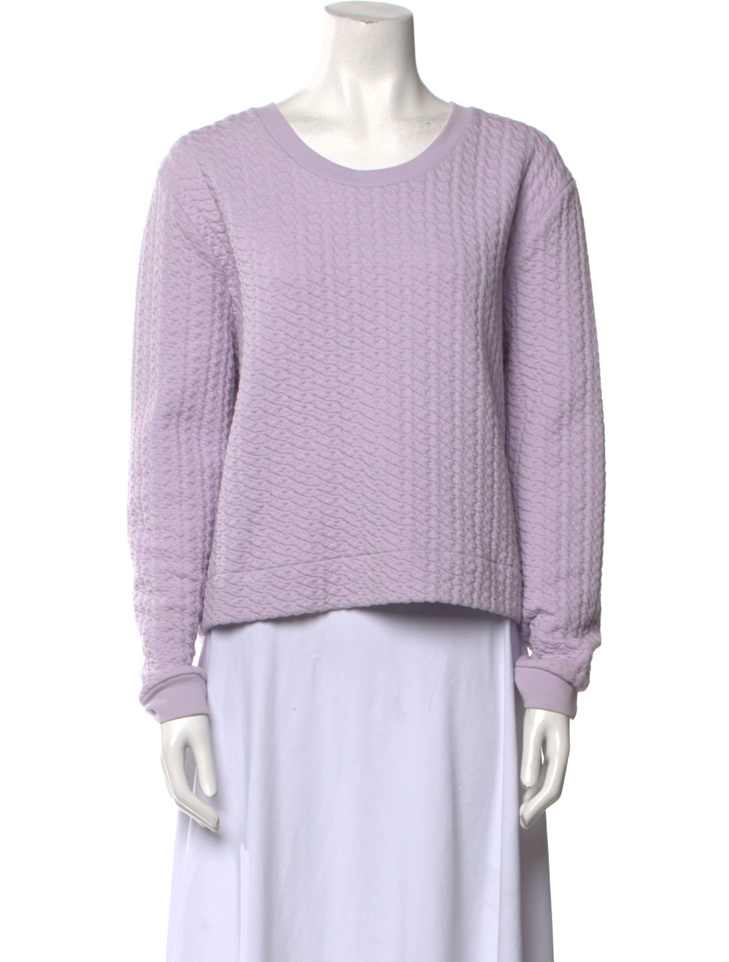 Ali Golden Scoop Neck Long Sleeve Sweatshirt