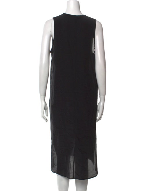 Ali Golden Silk Midi Length Dress