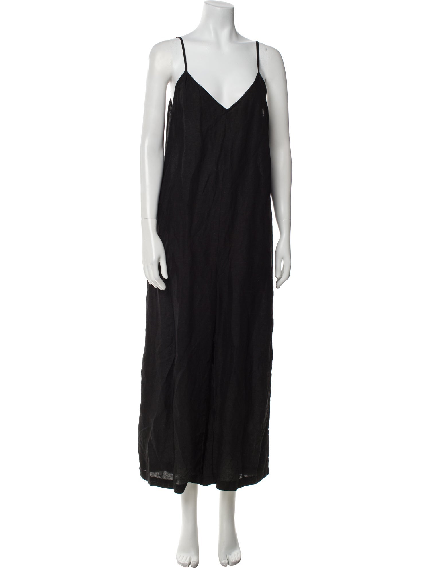 Ali Golden V-Neck Jumpsuit