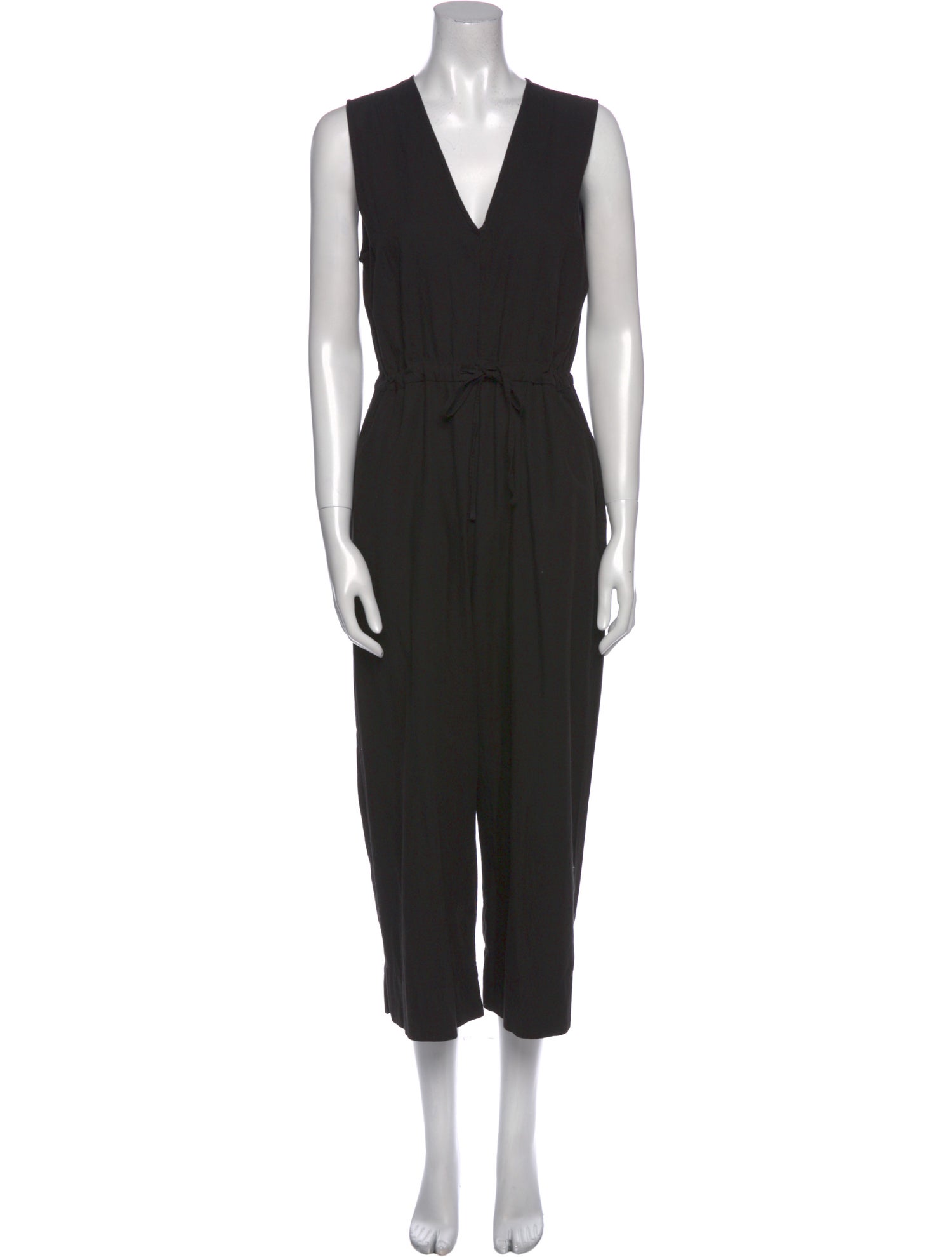 Ali Golden V-Neck Jumpsuit