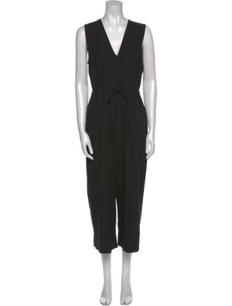 Ali Golden V-Neck Jumpsuit