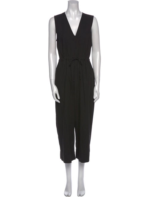 Ali Golden V-Neck Jumpsuit