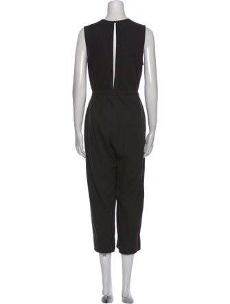 Ali Golden V-Neck Jumpsuit