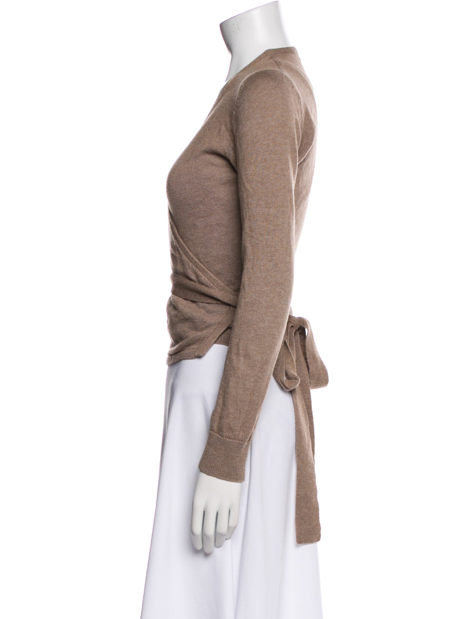 Ali Golden Baby Alpaca V-Neck Sweater