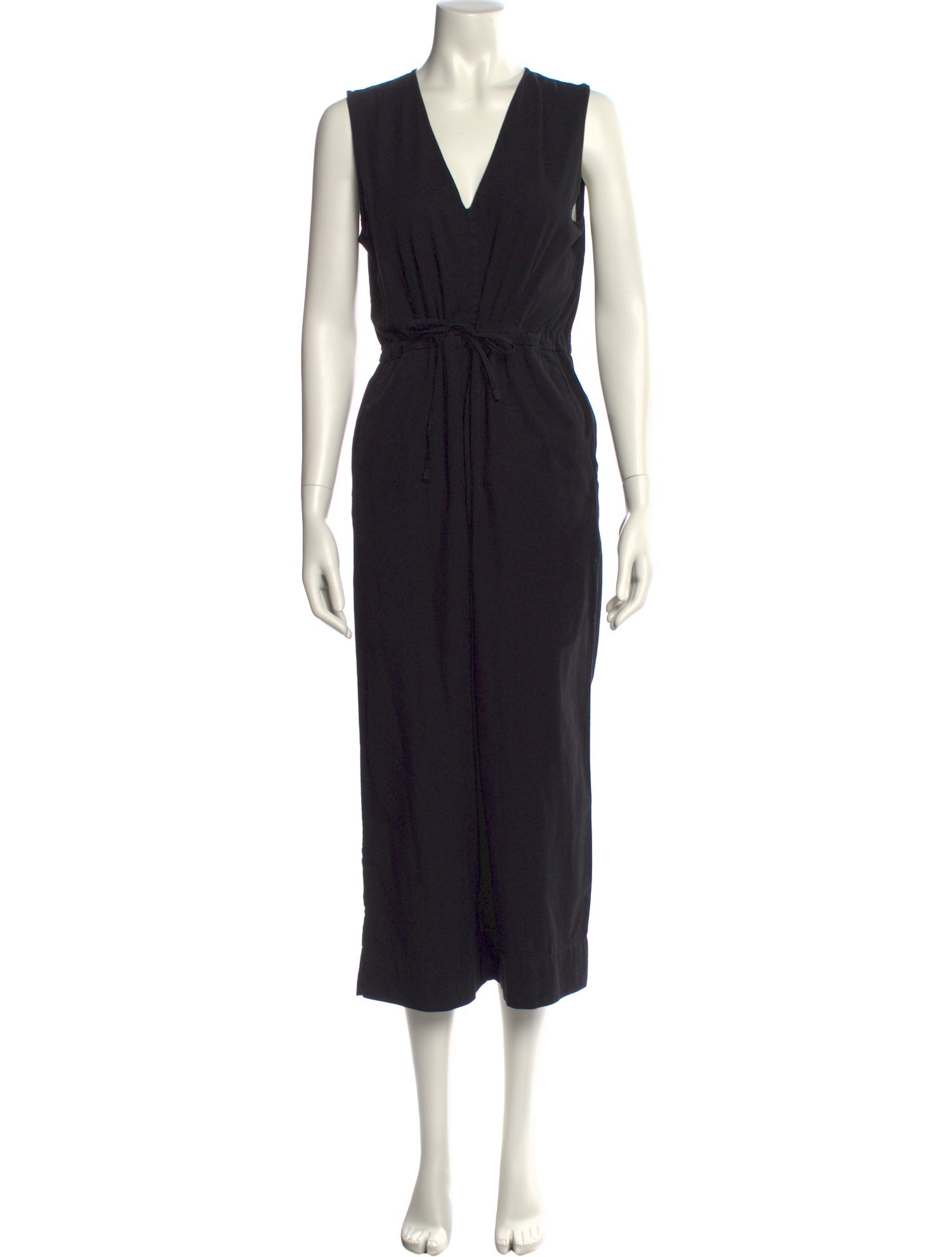 Ali Golden V-Neck Jumpsuit