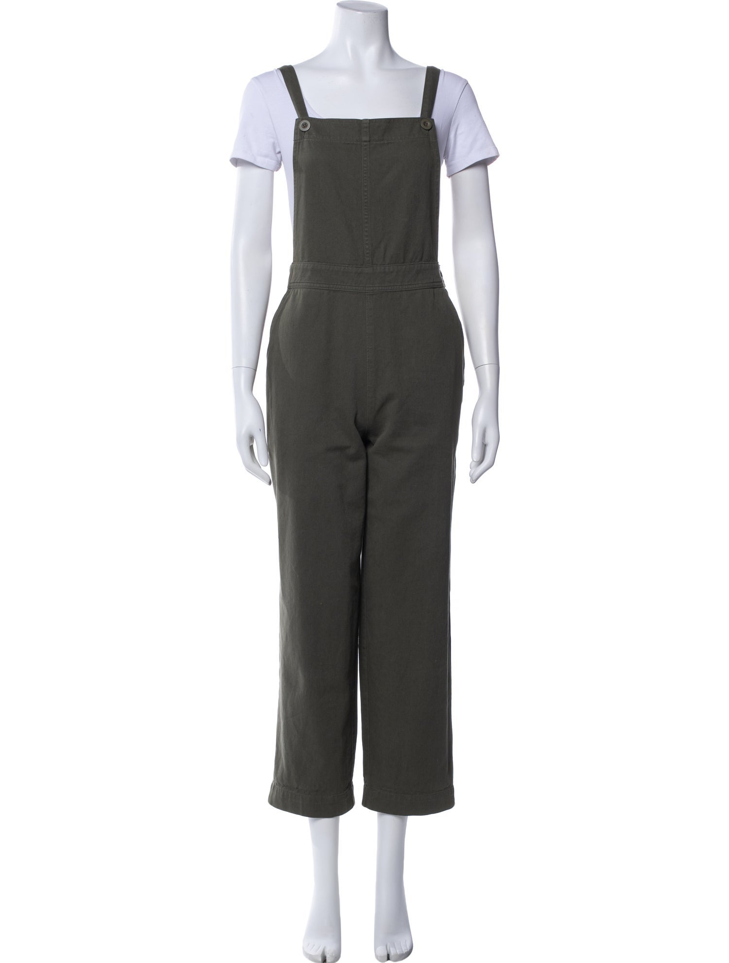 Ali Golden Square Neckline Jumpsuit