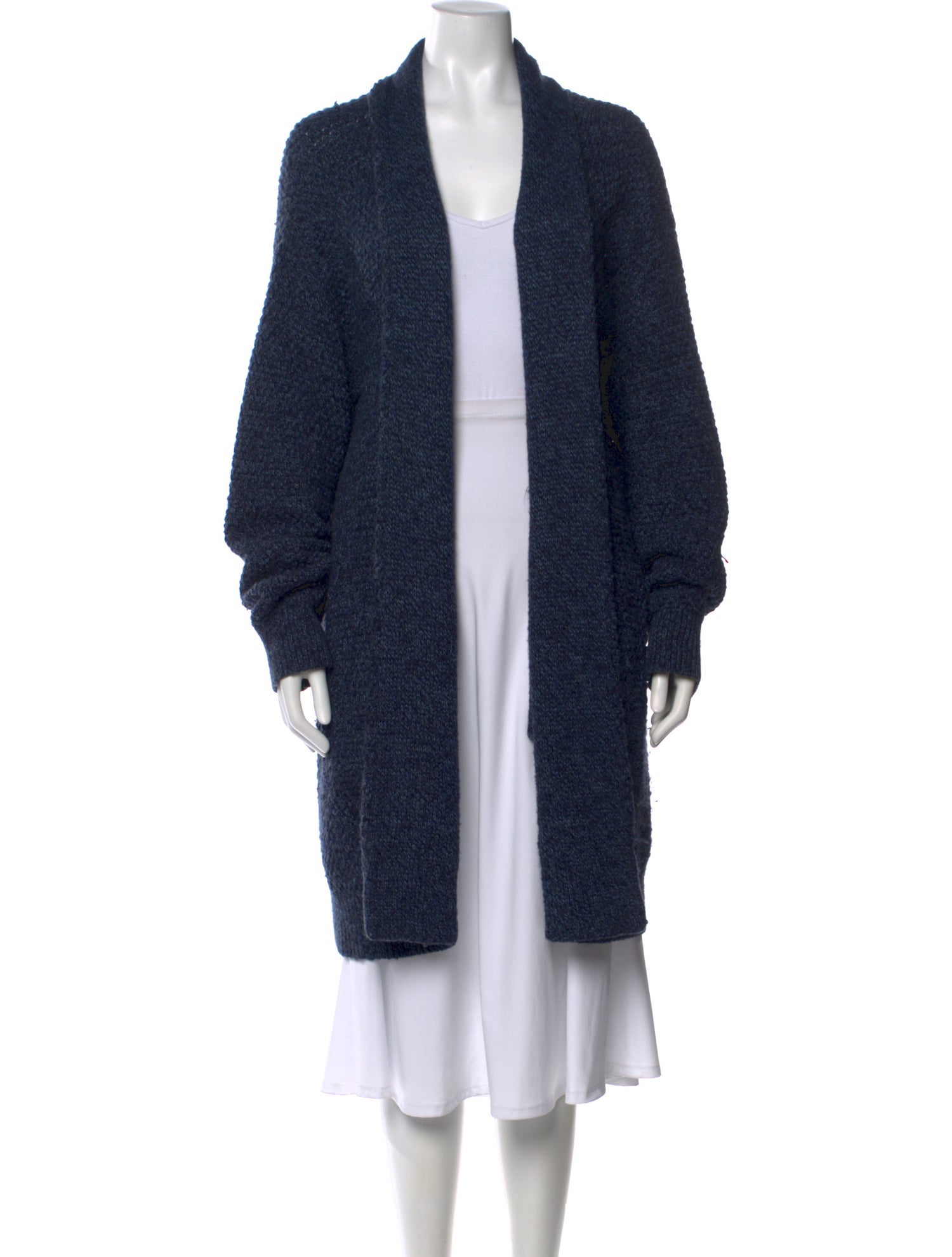 Ali Golden Alpaca Open Front Sweater