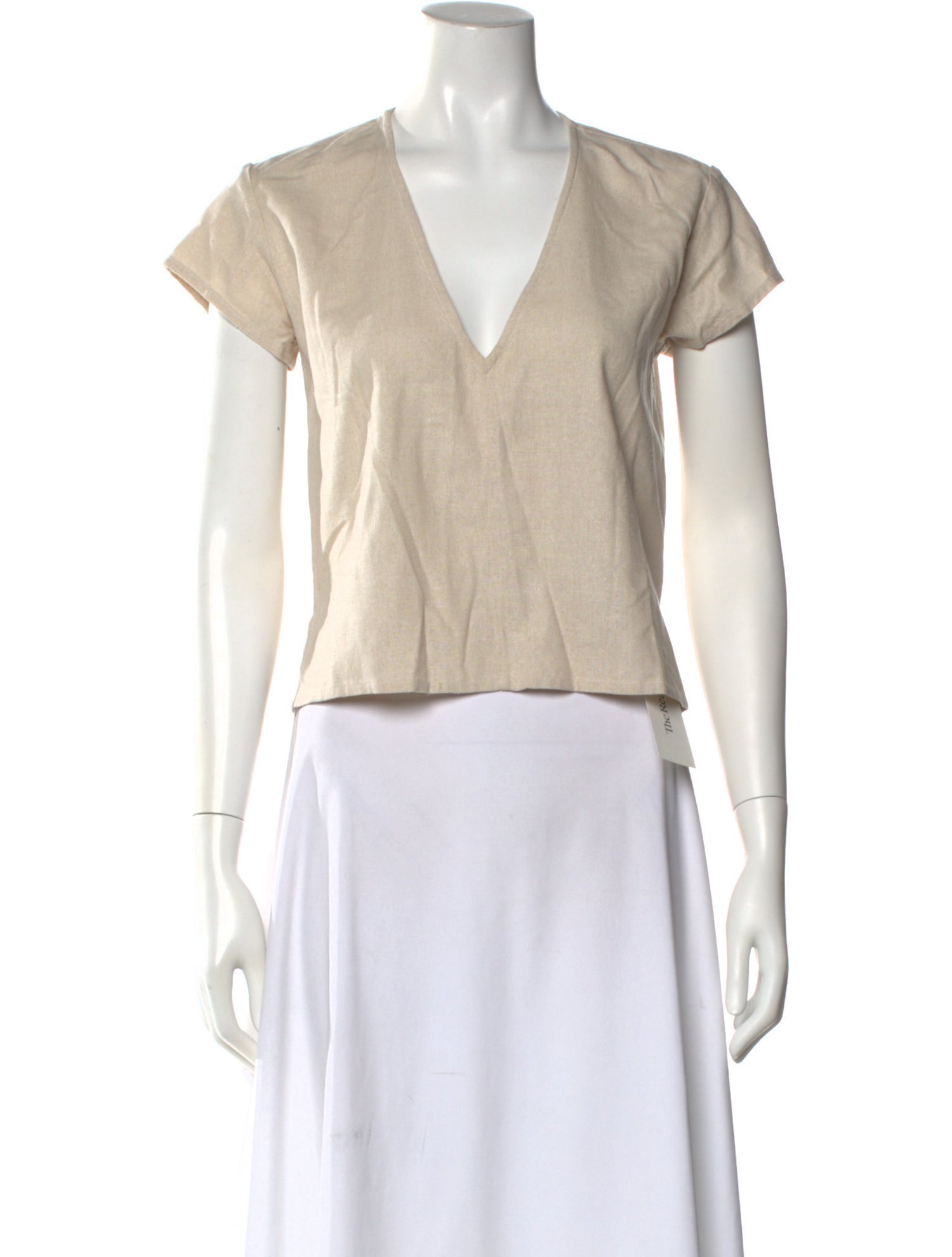 Ali Golden Silk V-Neck T-Shirt