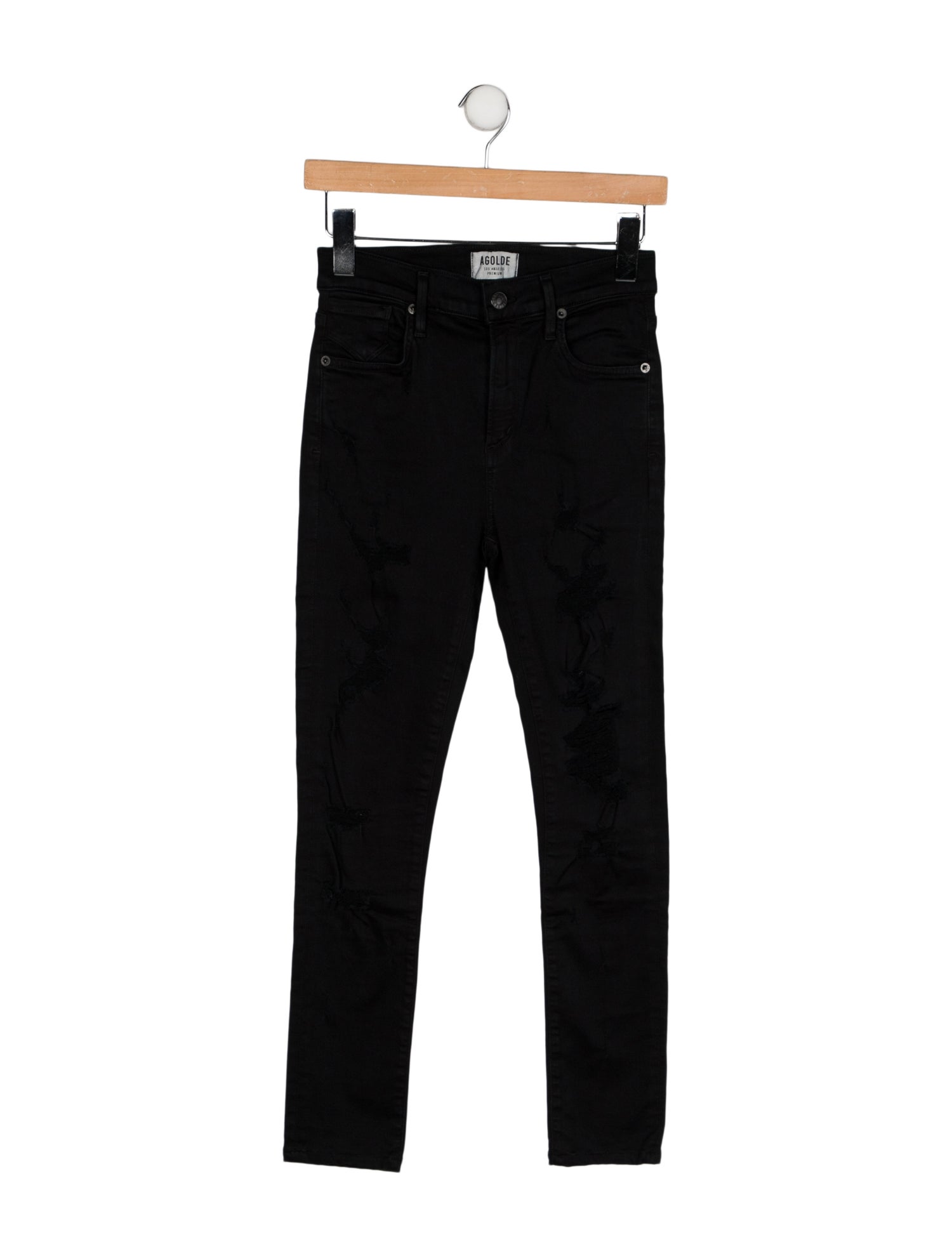 AGOLDE Mid-Rise Skinny Leg Jeans