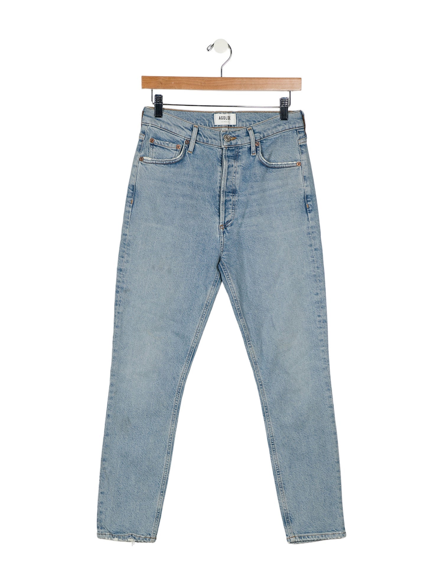 AGOLDE High-Rise Skinny Leg Jeans