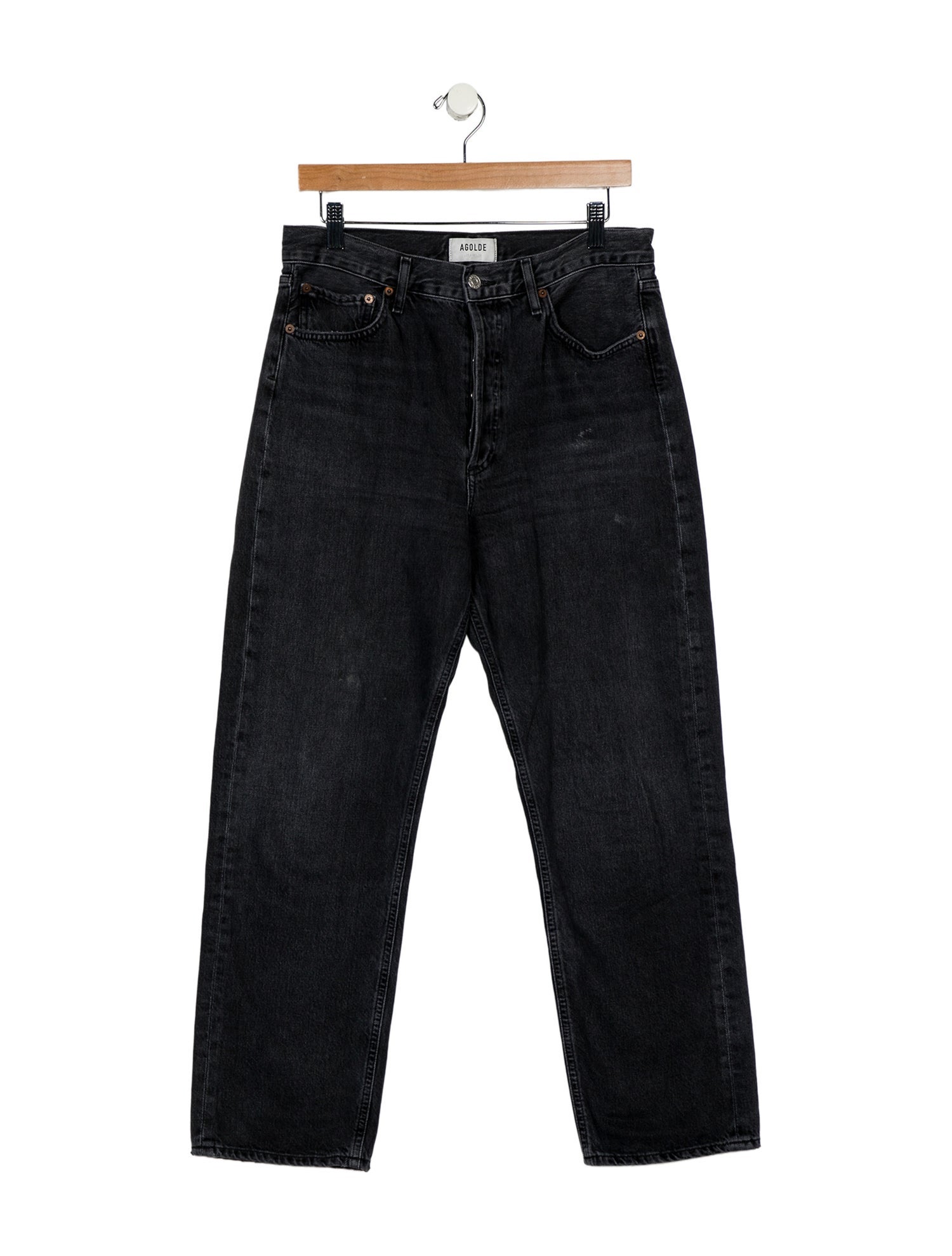 AGOLDE High-Rise Straight Leg Jeans