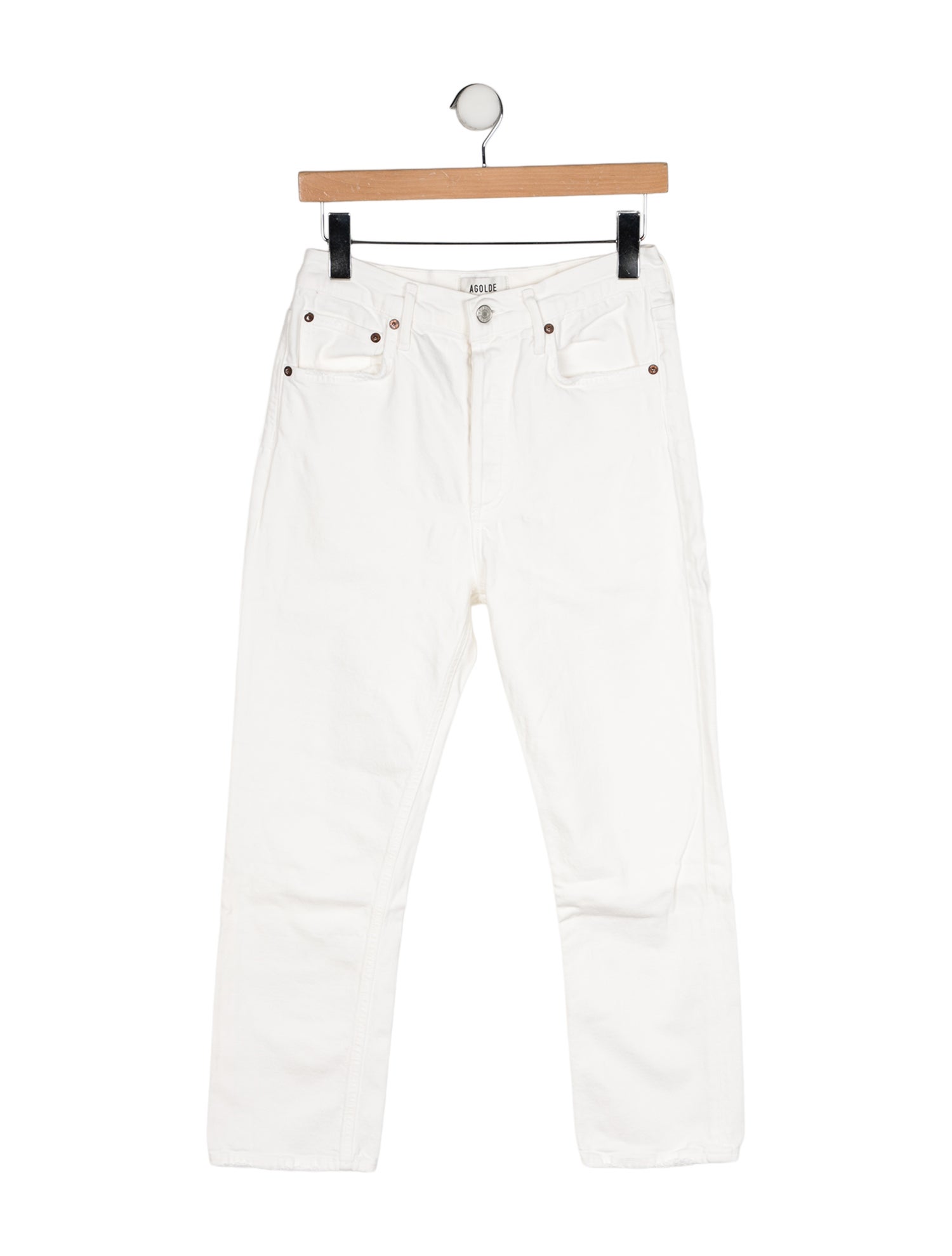 AGOLDE High-Rise Straight Leg Jeans