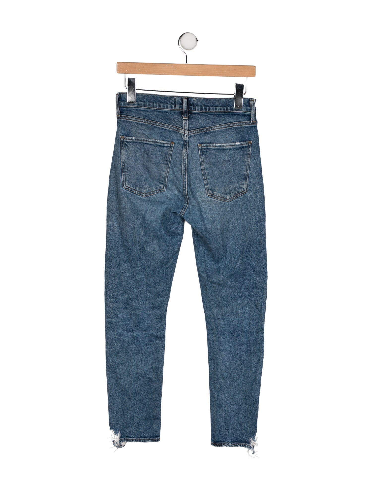 AGOLDE Mid-Rise Skinny Leg Jeans