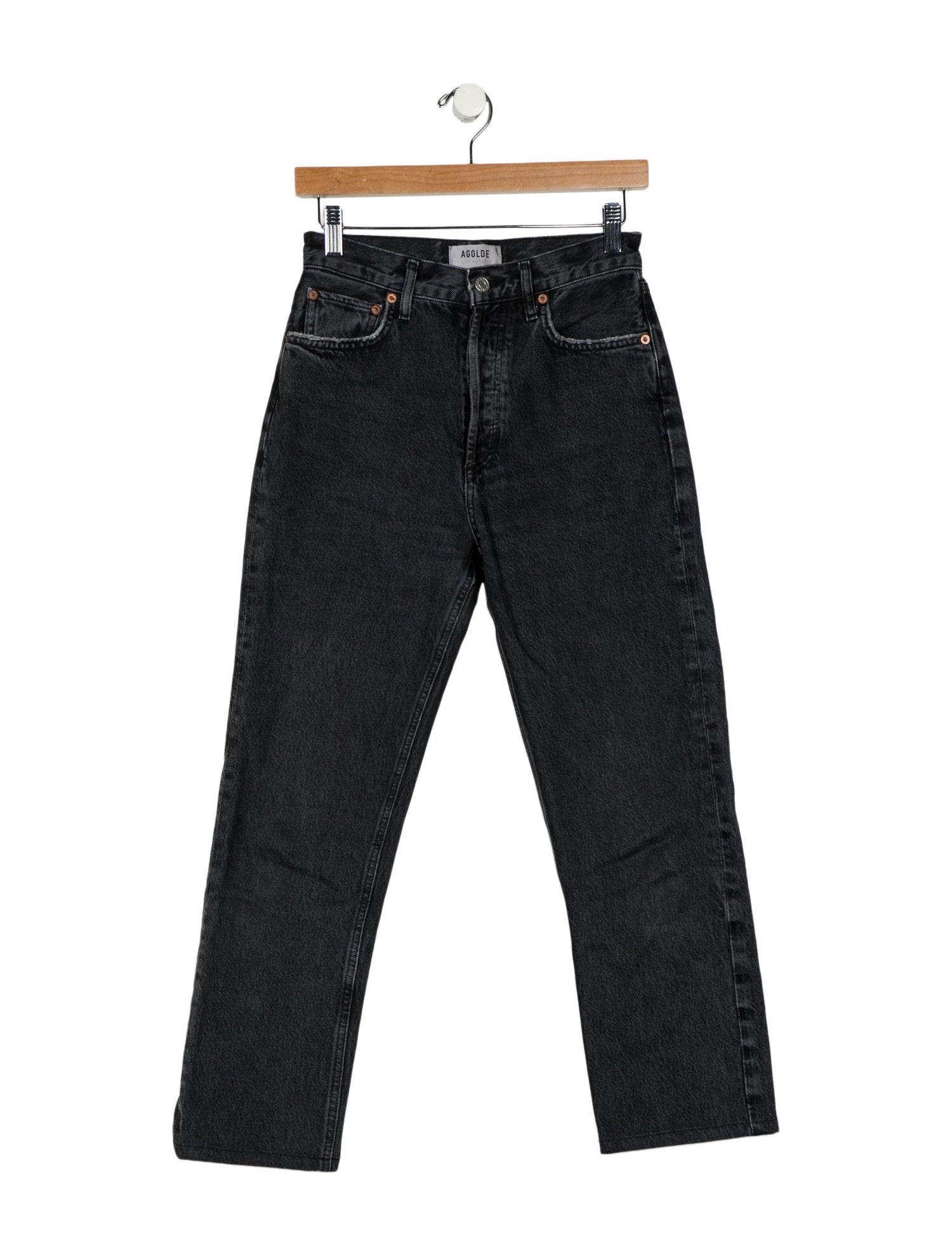 AGOLDE Mid-Rise Straight Leg Jeans