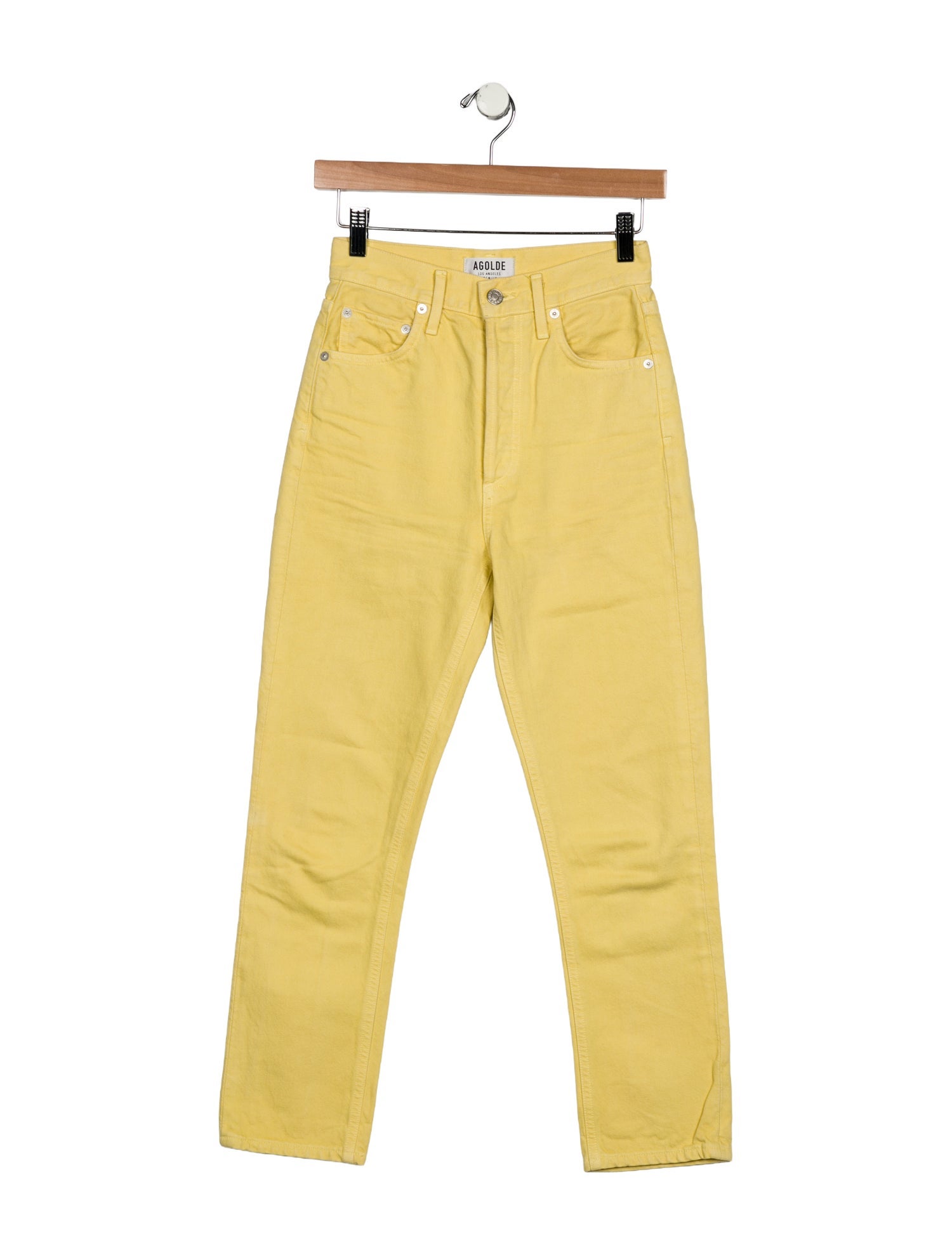 AGOLDE High-Rise Straight Leg Jeans
