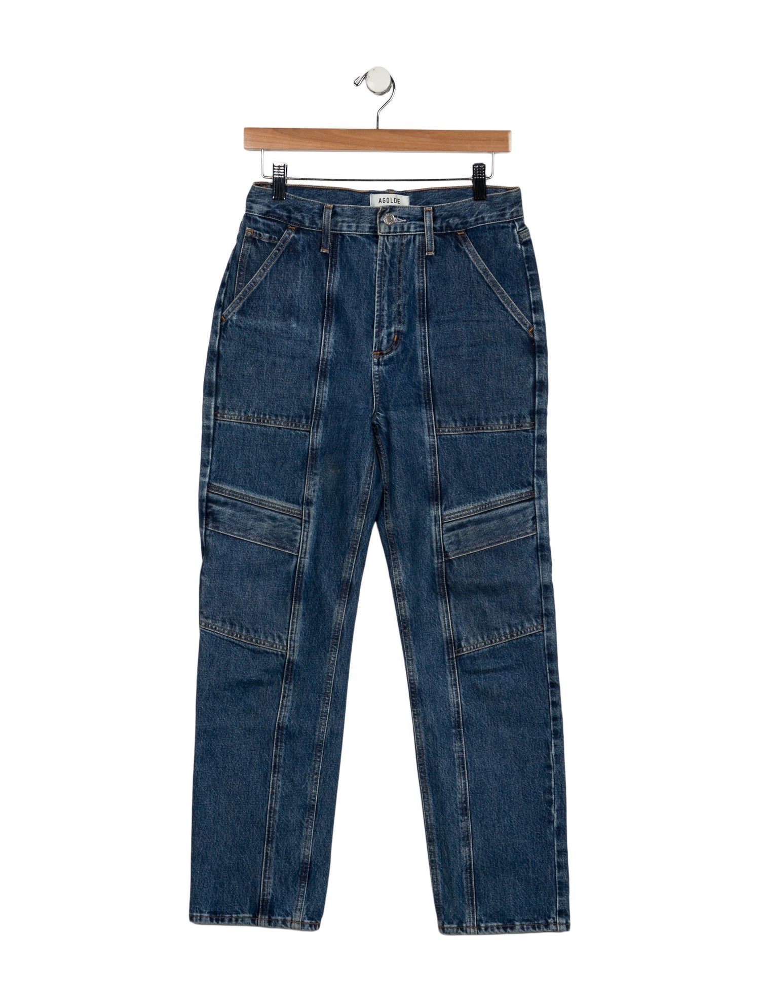 AGOLDE High-Rise Straight Leg Jeans