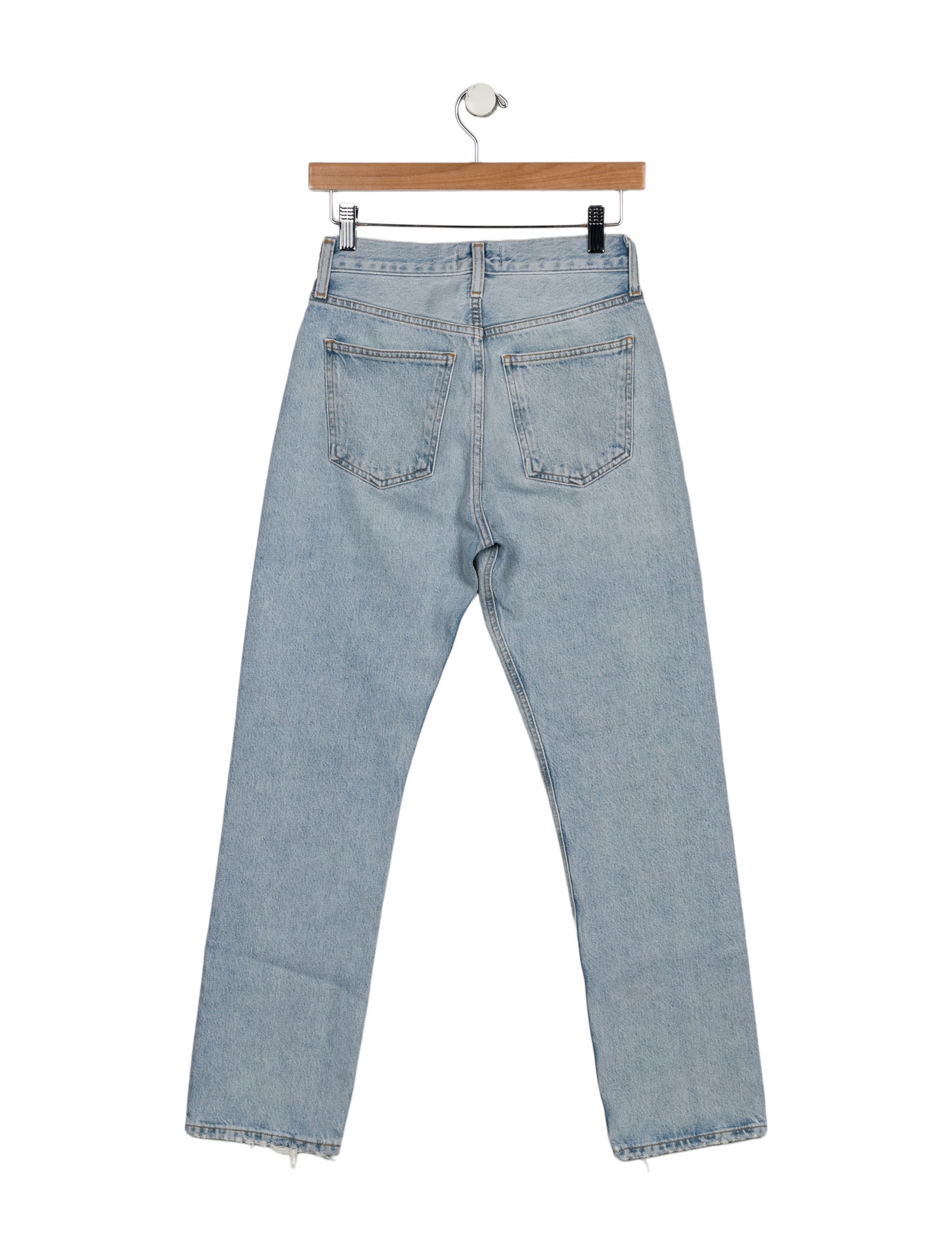 AGOLDE High-Rise Straight Leg Jeans