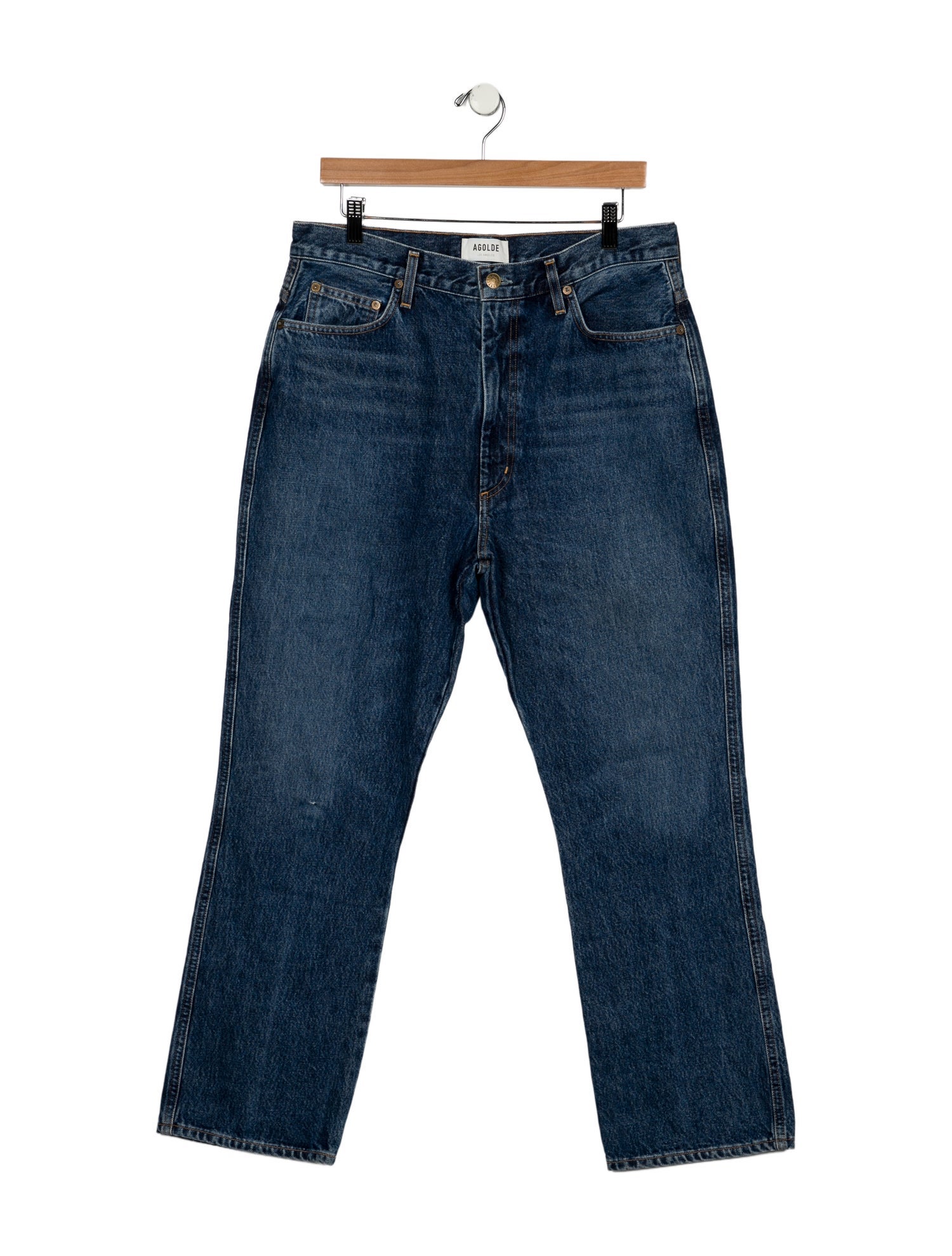 AGOLDE High-Rise Straight Leg Jeans