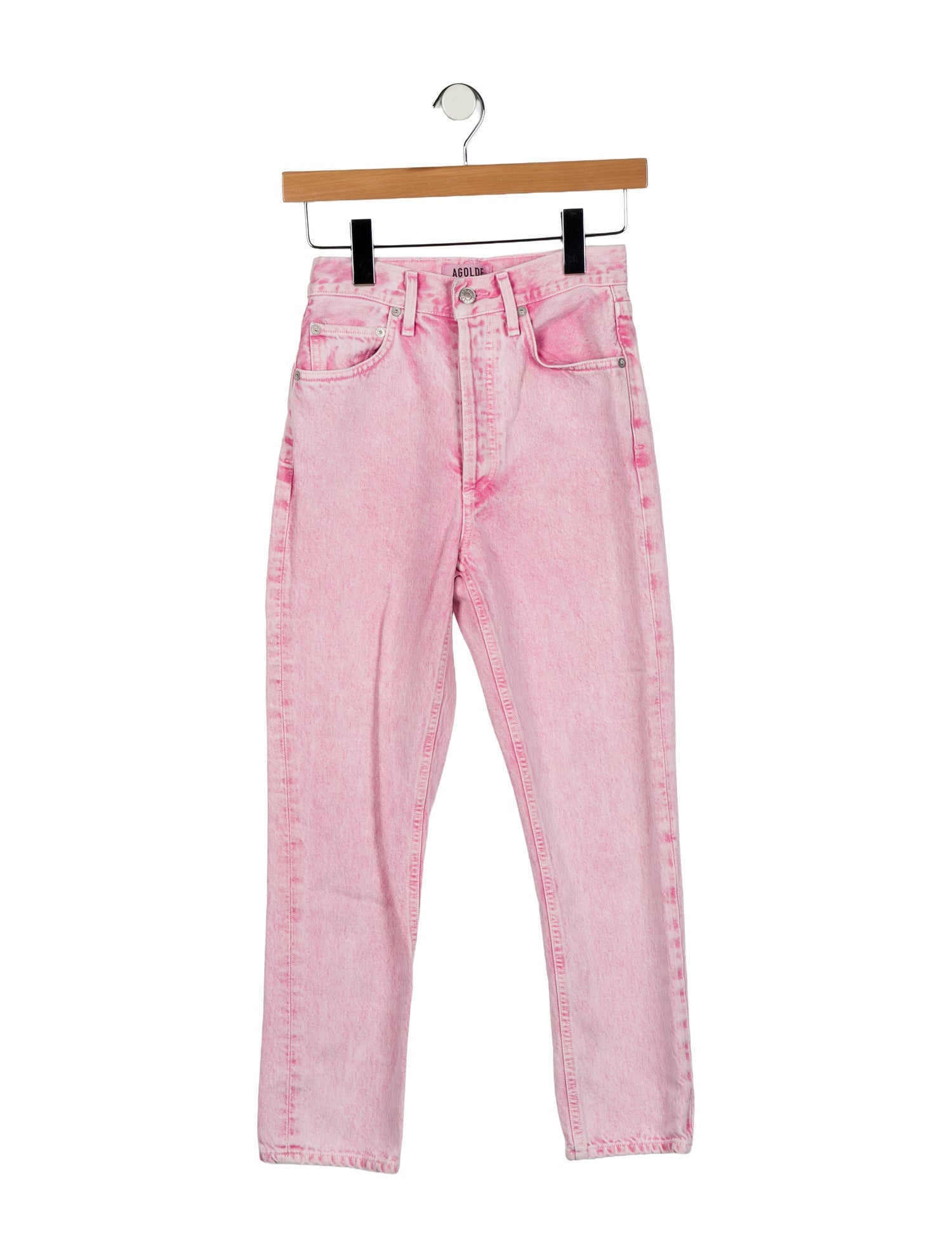 AGOLDE High-Rise Straight Leg Jeans