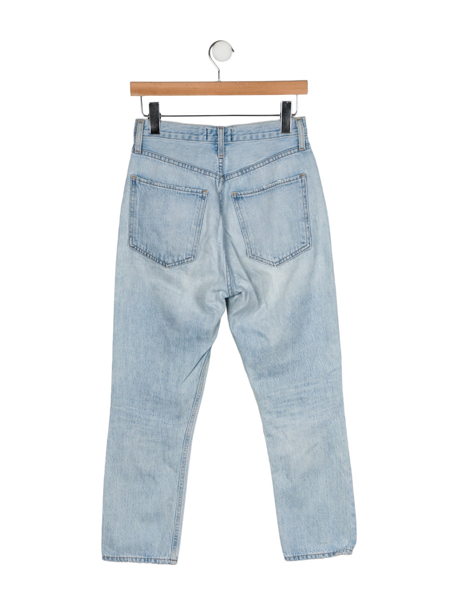 AGOLDE High-Rise Straight Leg Jeans
