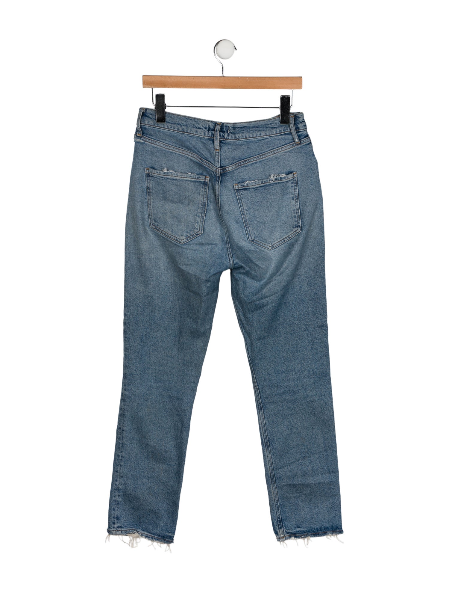 AGOLDE High-Rise Straight Leg Jeans