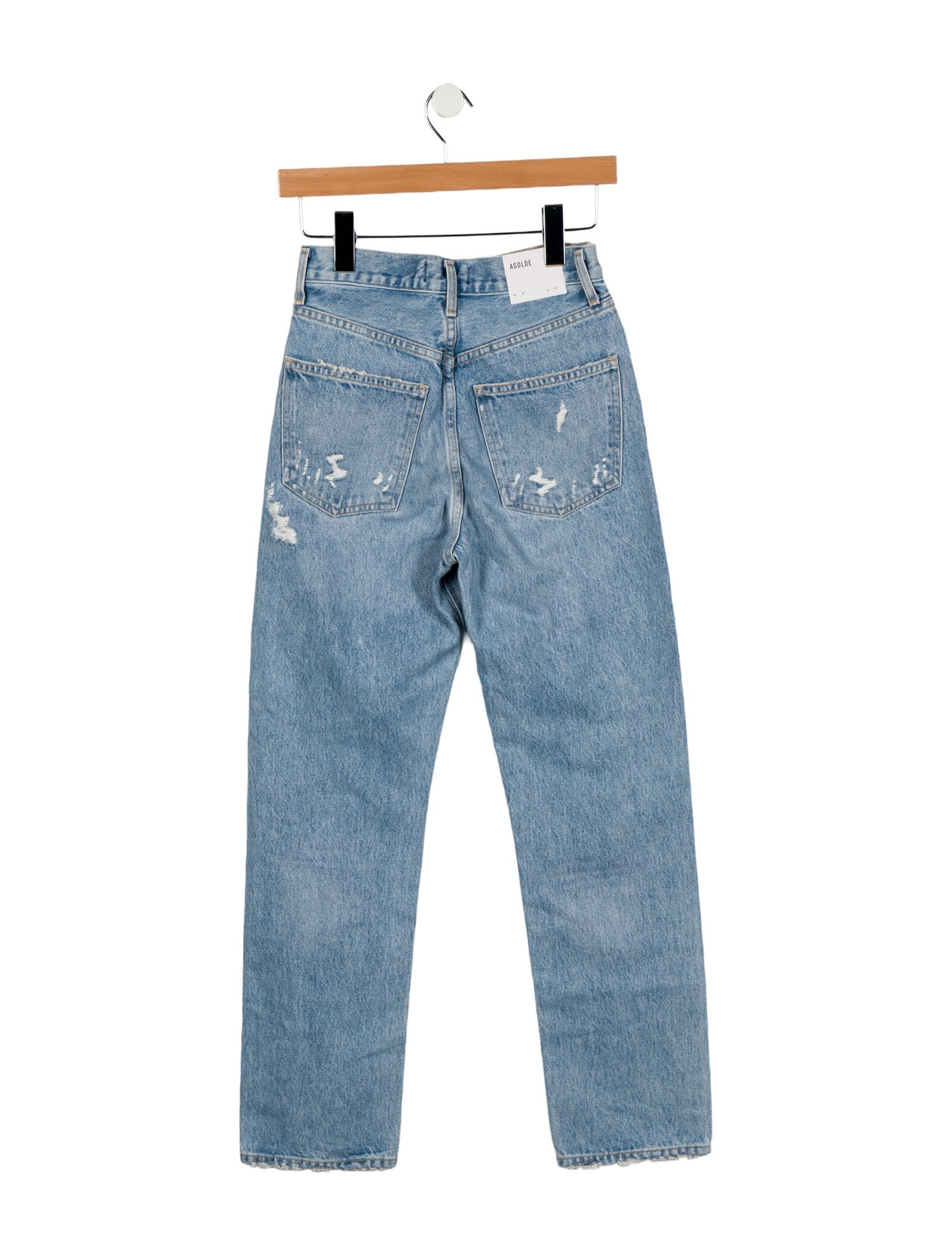 AGOLDE High-Rise Straight Leg Jeans