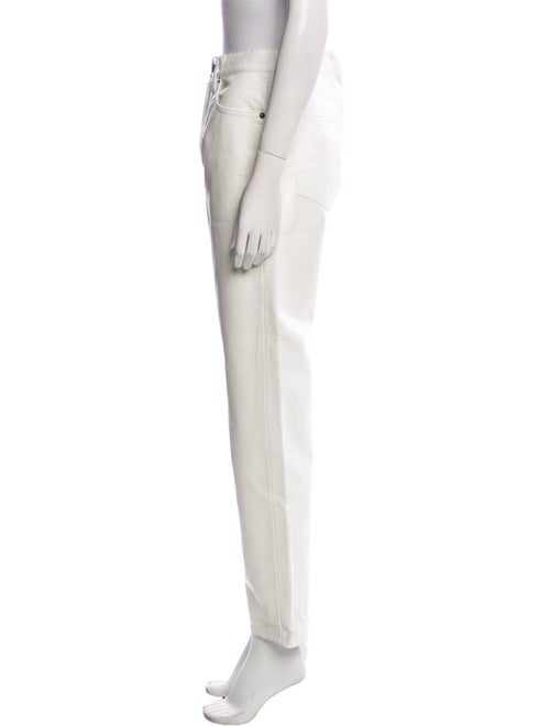 AGOLDE Leather Straight Leg Pants