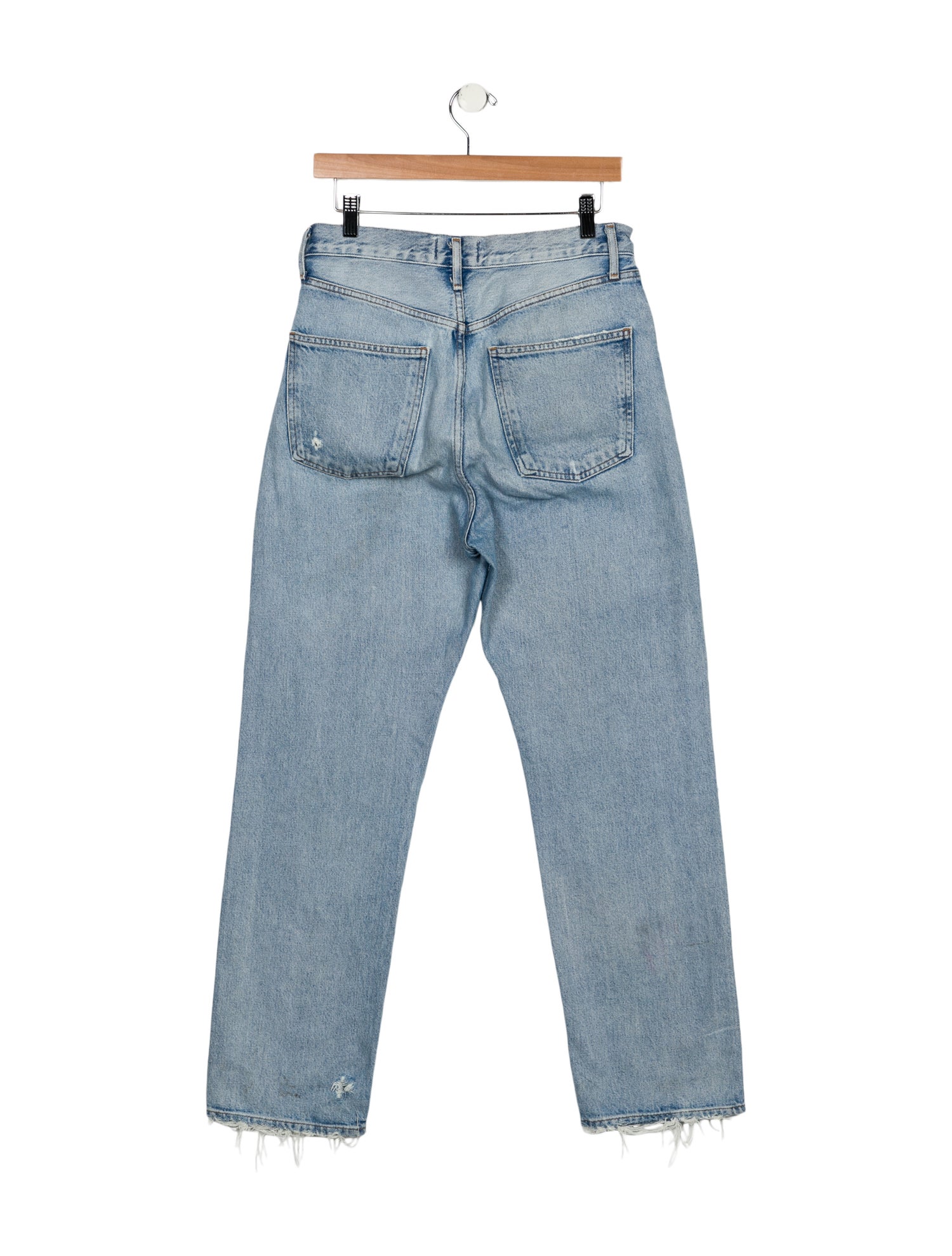 AGOLDE High-Rise Straight Leg Jeans