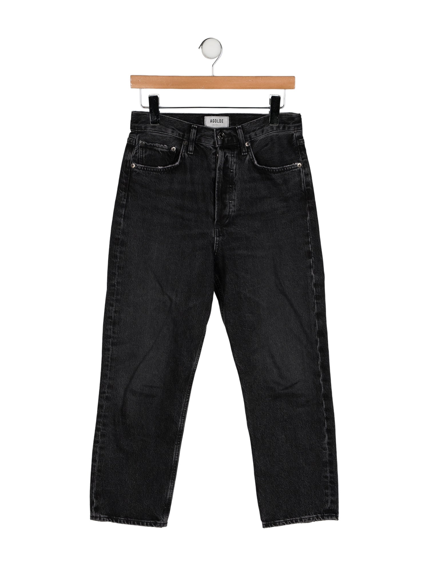 AGOLDE High-Rise Straight Leg Jeans