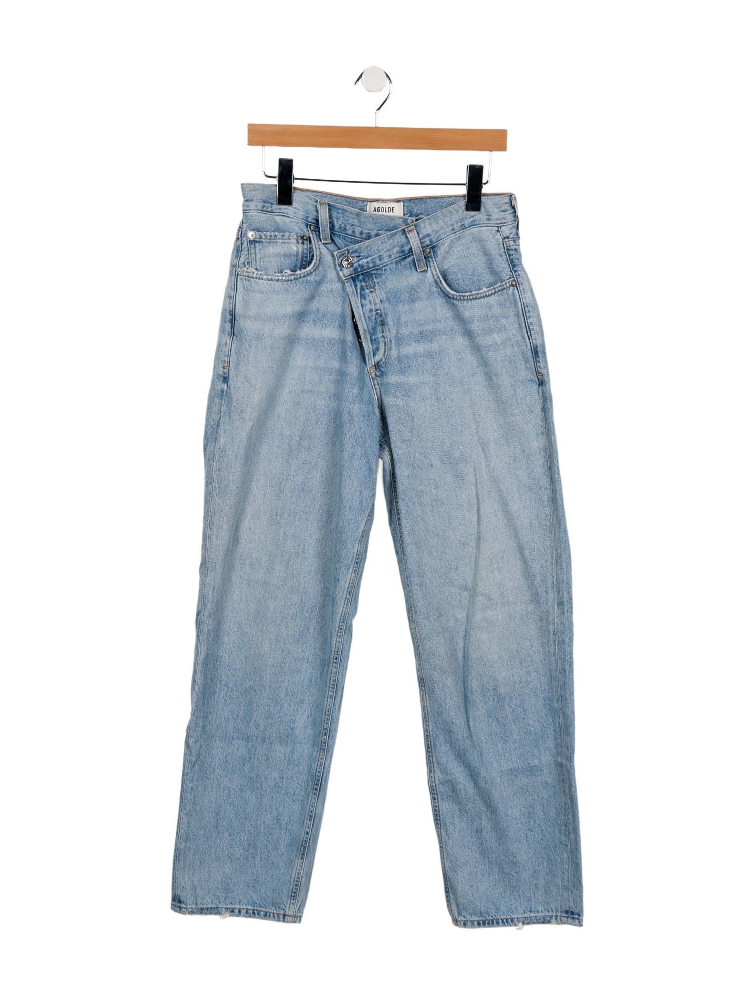 AGOLDE High-Rise Straight Leg Jeans