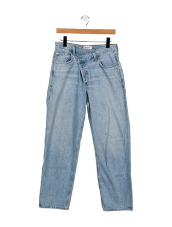 AGOLDE High-Rise Straight Leg Jeans