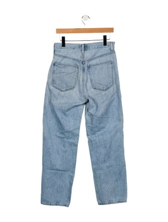 AGOLDE High-Rise Straight Leg Jeans