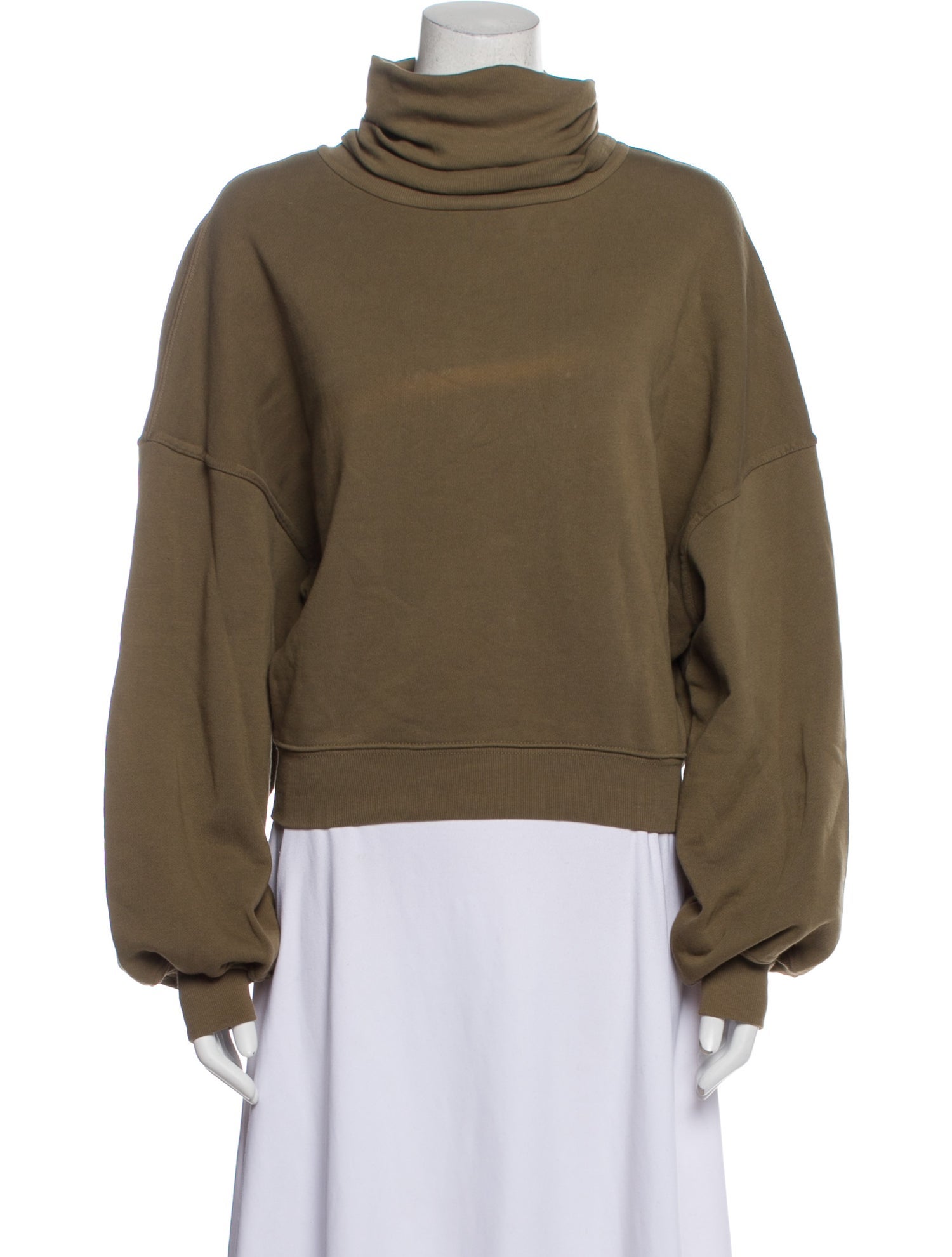 AGOLDE Turtleneck Long Sleeve Sweatshirt