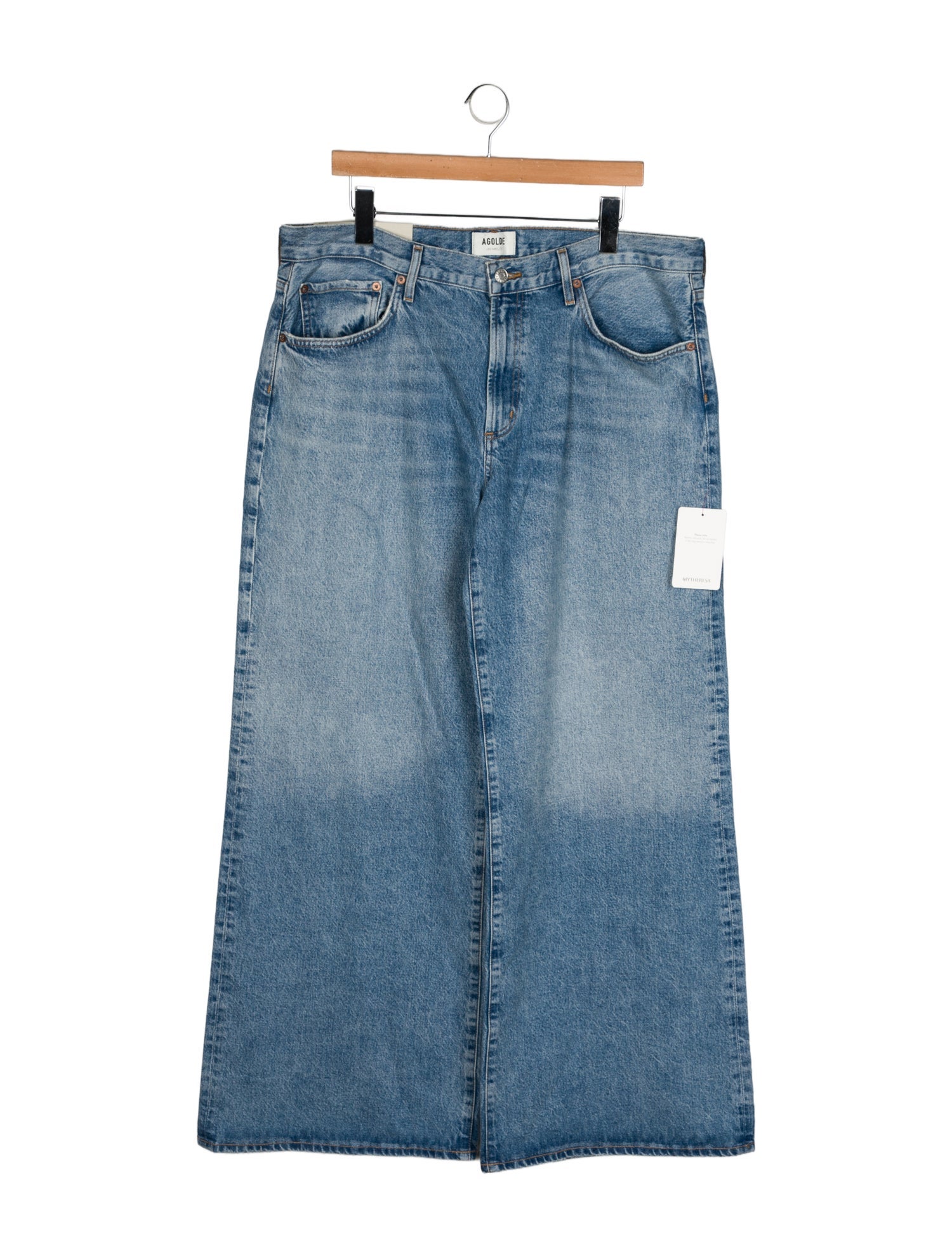 AGOLDE Mid-Rise Wide Leg Jeans w/ Tags