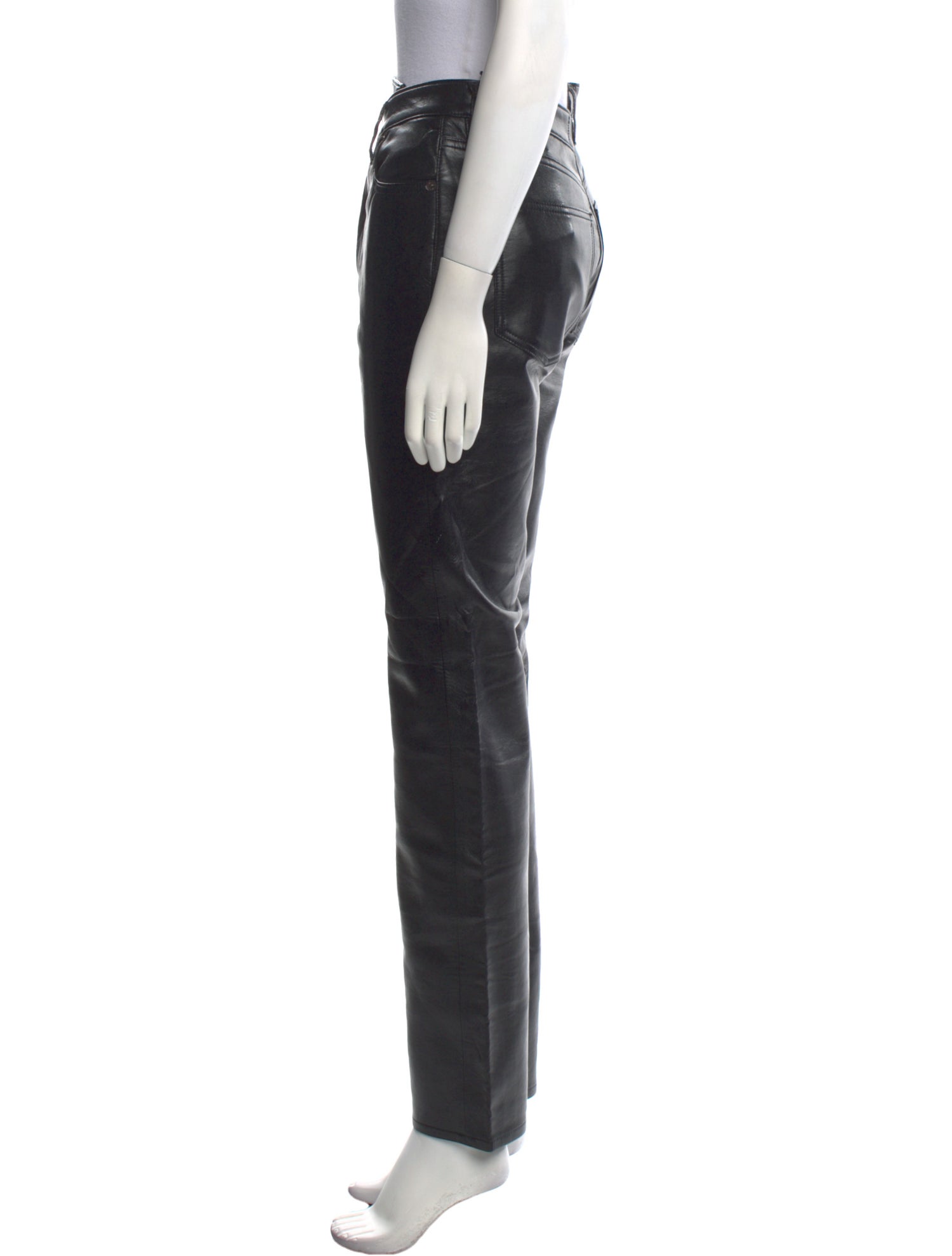 AGOLDE Leather Straight Leg Pants w/ Tags