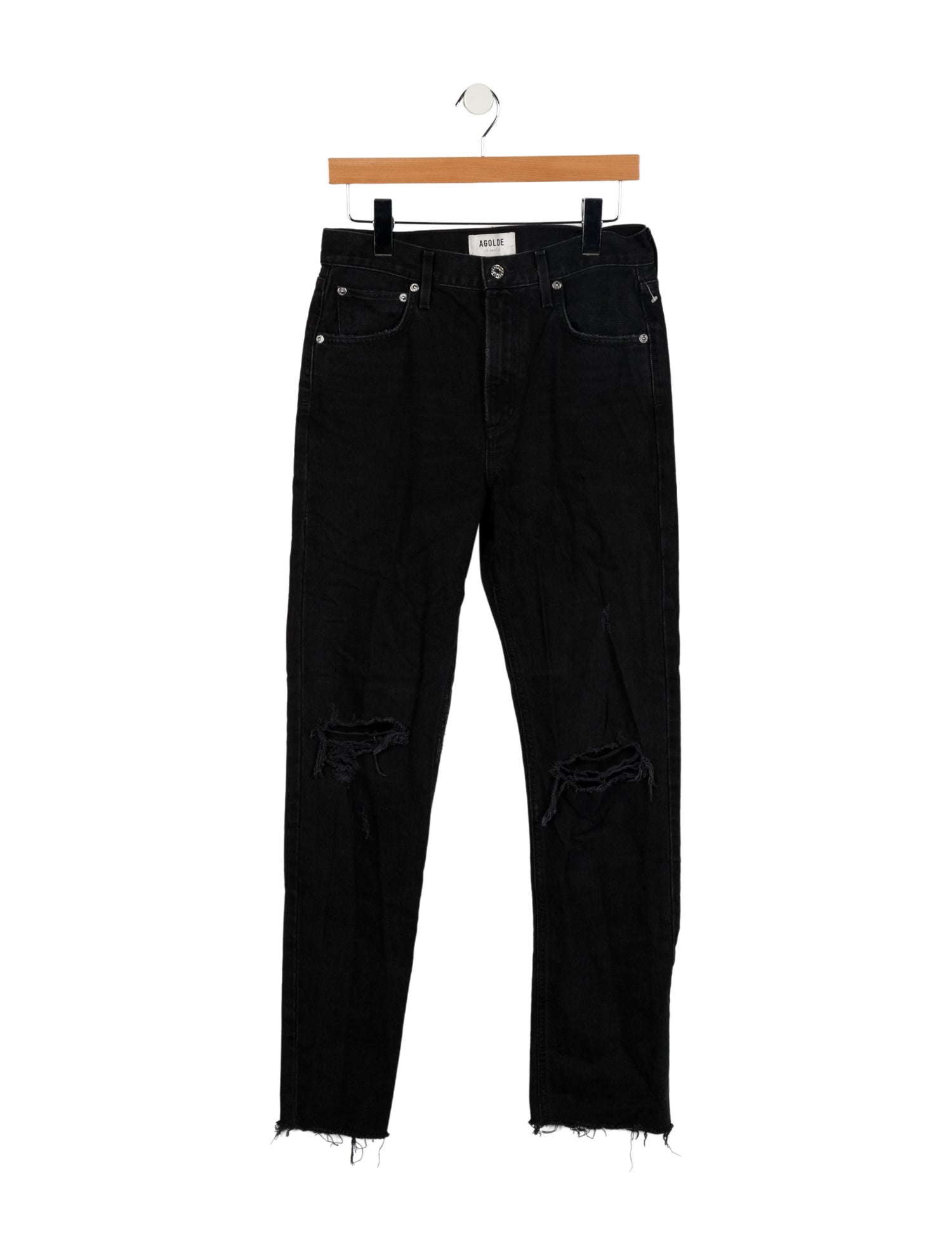 AGOLDE High-Rise Straight Leg Jeans