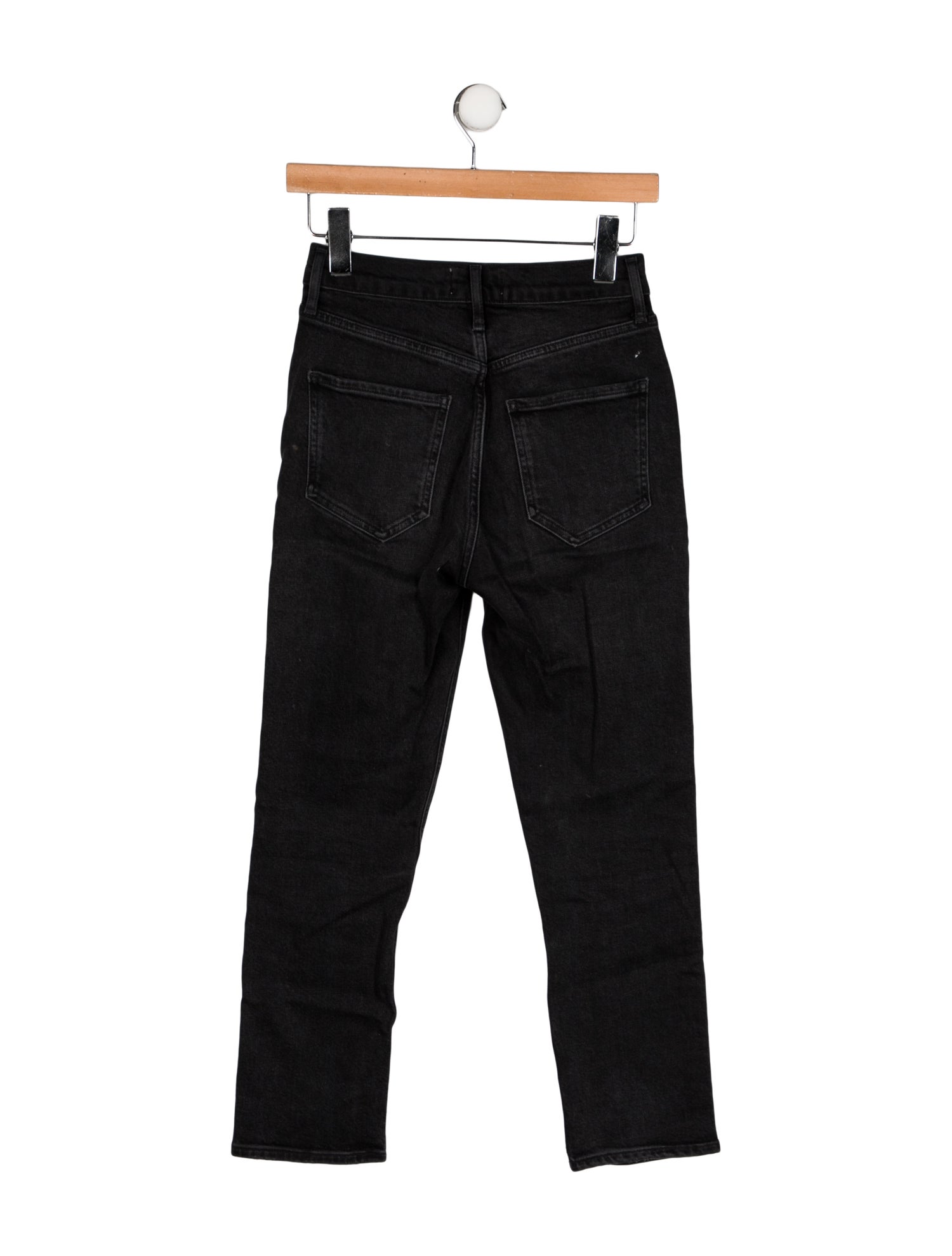 AGOLDE Mid-Rise Straight Leg Jeans