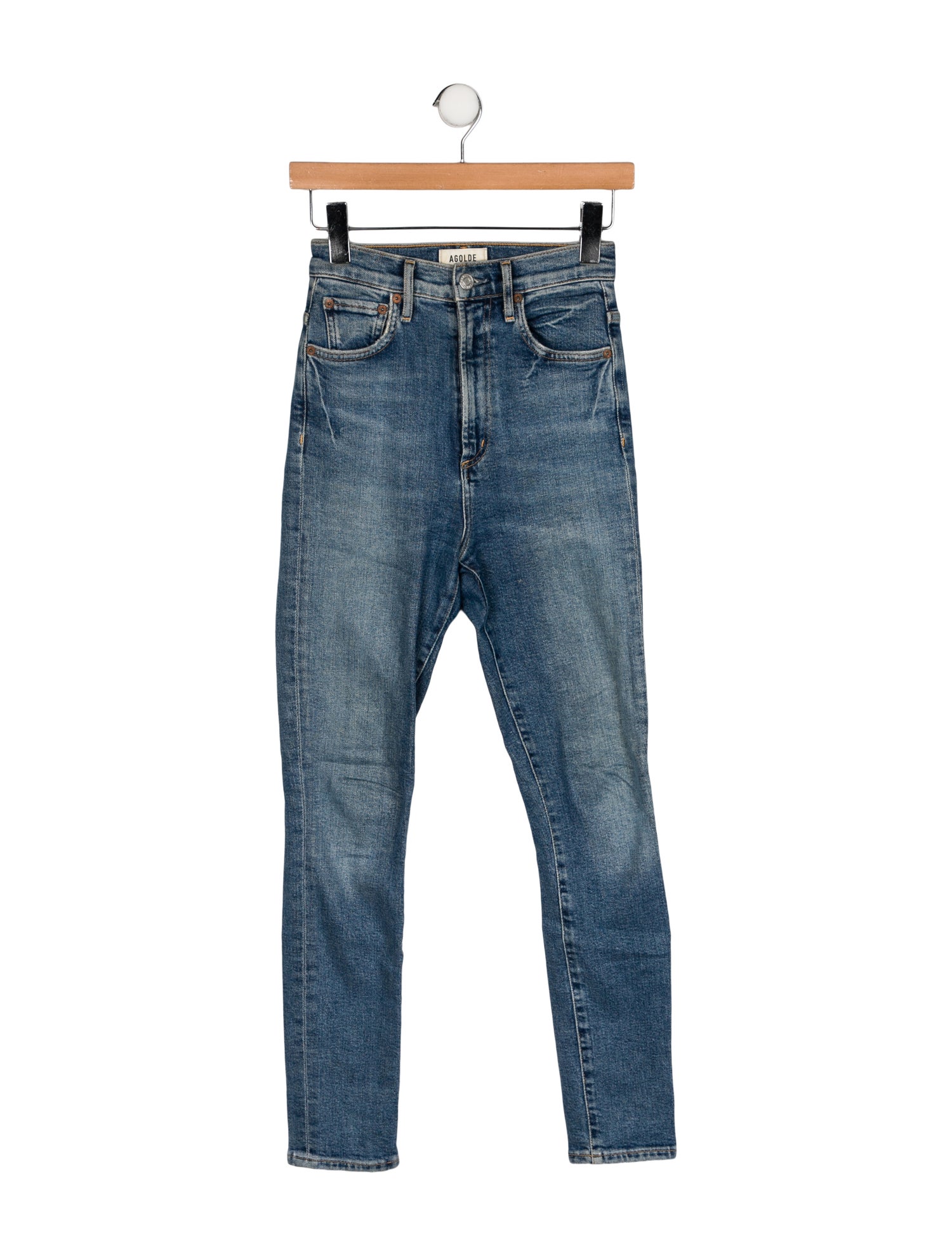 AGOLDE High-Rise Skinny Leg Jeans