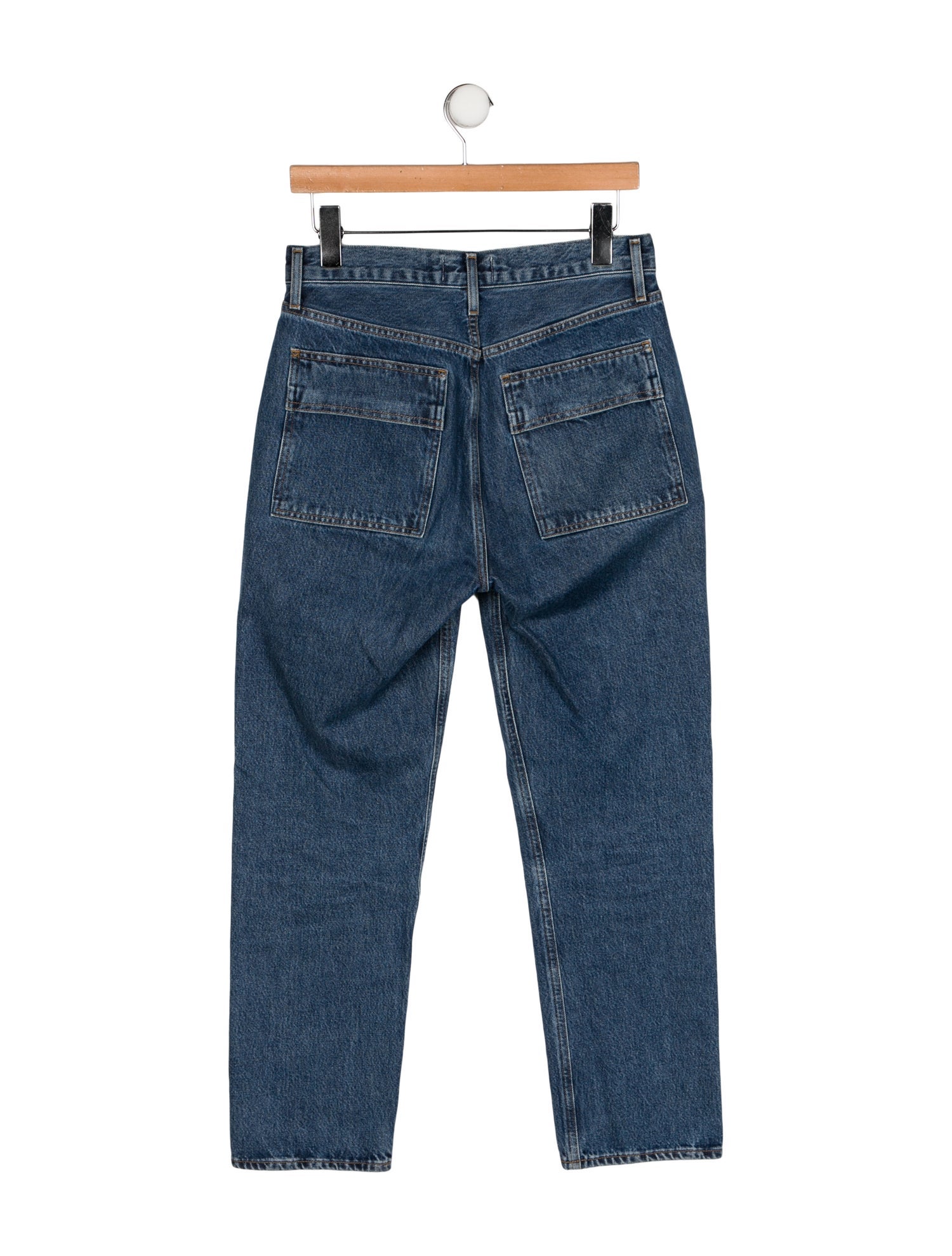 AGOLDE High-Rise Straight Leg Jeans