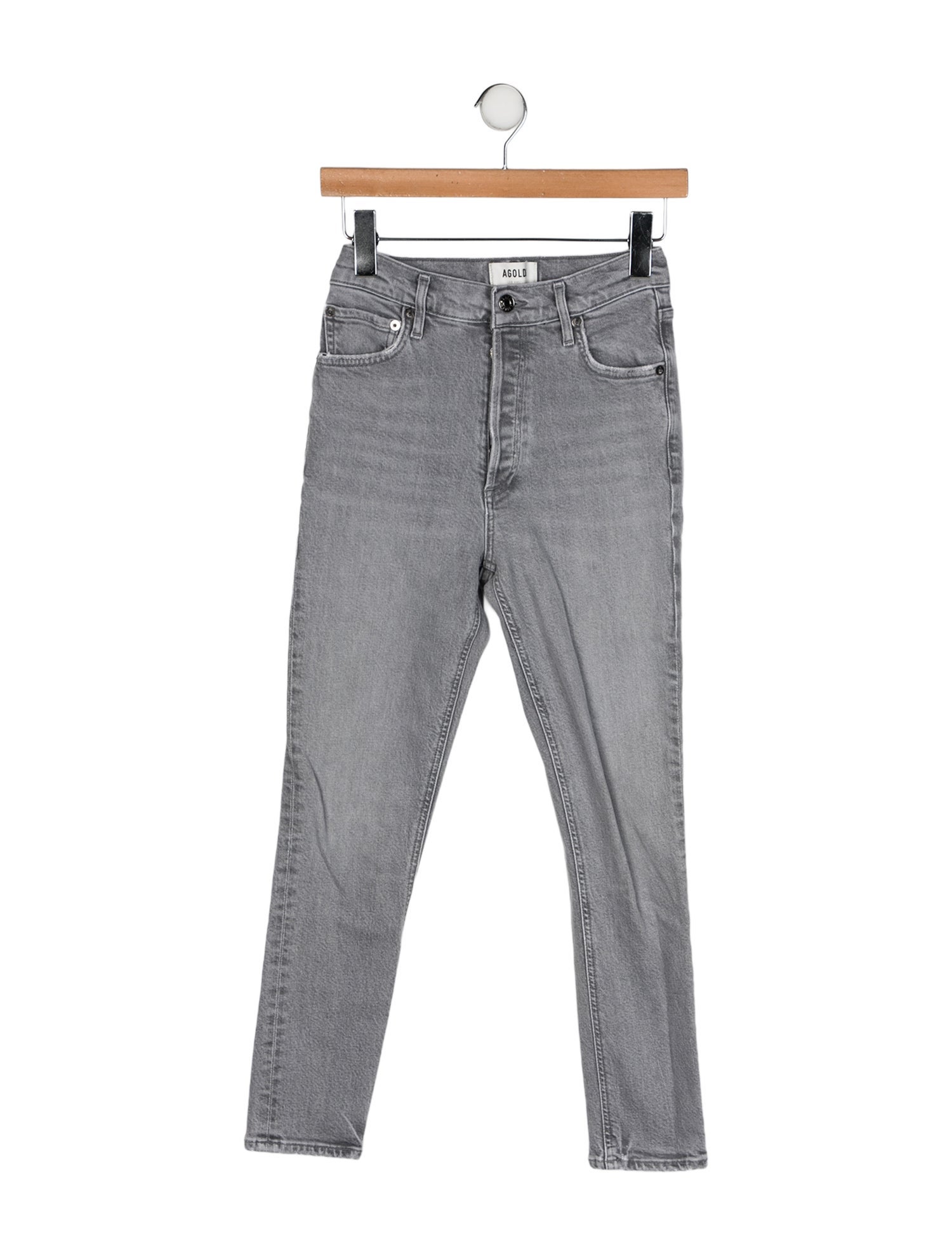 AGOLDE Mid-Rise Skinny Leg Jeans