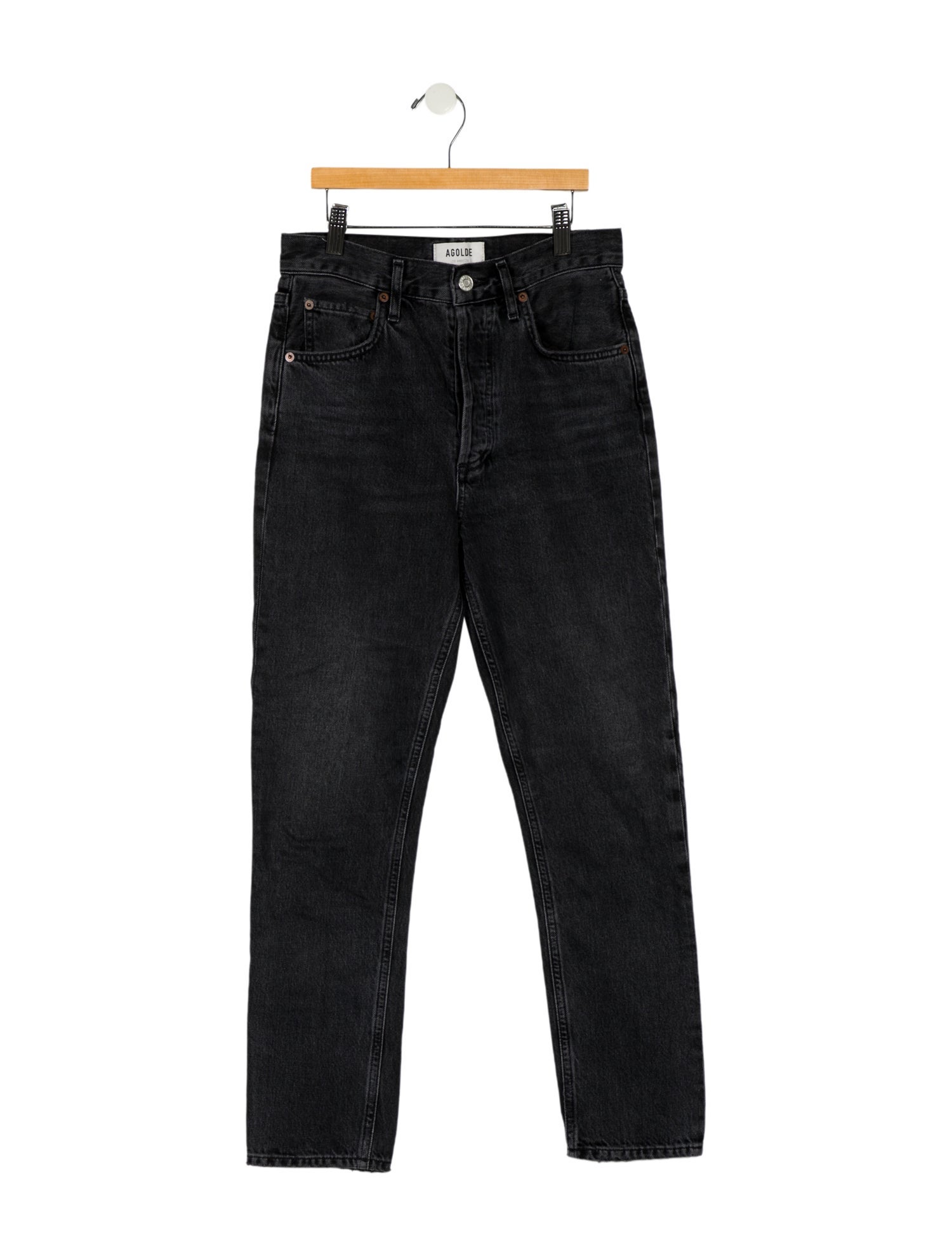 AGOLDE High-Rise Straight Leg Jeans