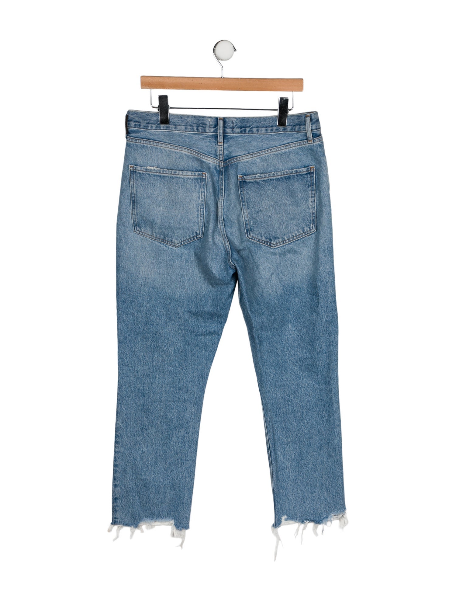 AGOLDE High-Rise Straight Leg Jeans