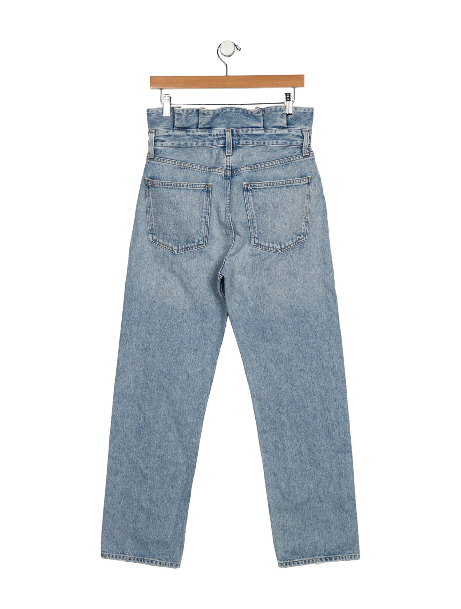 AGOLDE High-Rise Straight Leg Jeans