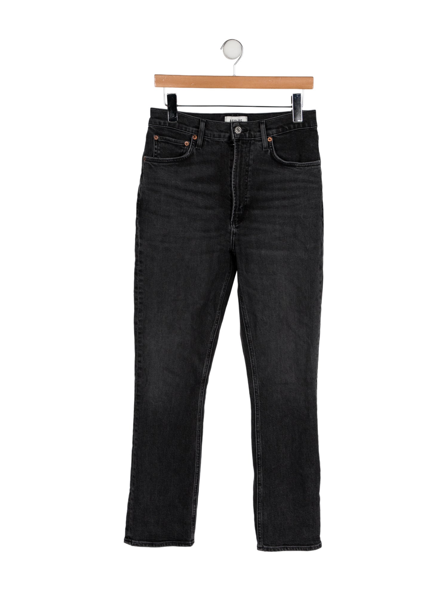 AGOLDE High-Rise Straight Leg Jeans