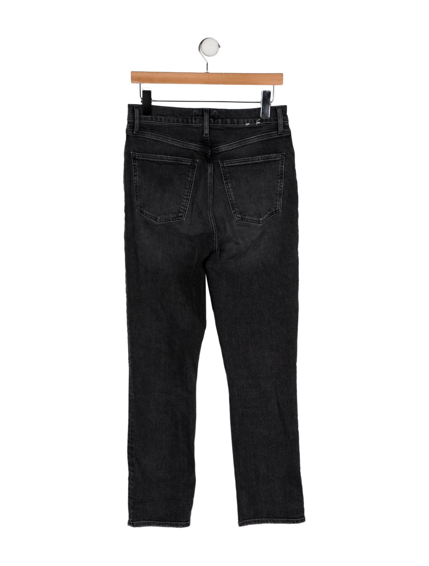 AGOLDE High-Rise Straight Leg Jeans
