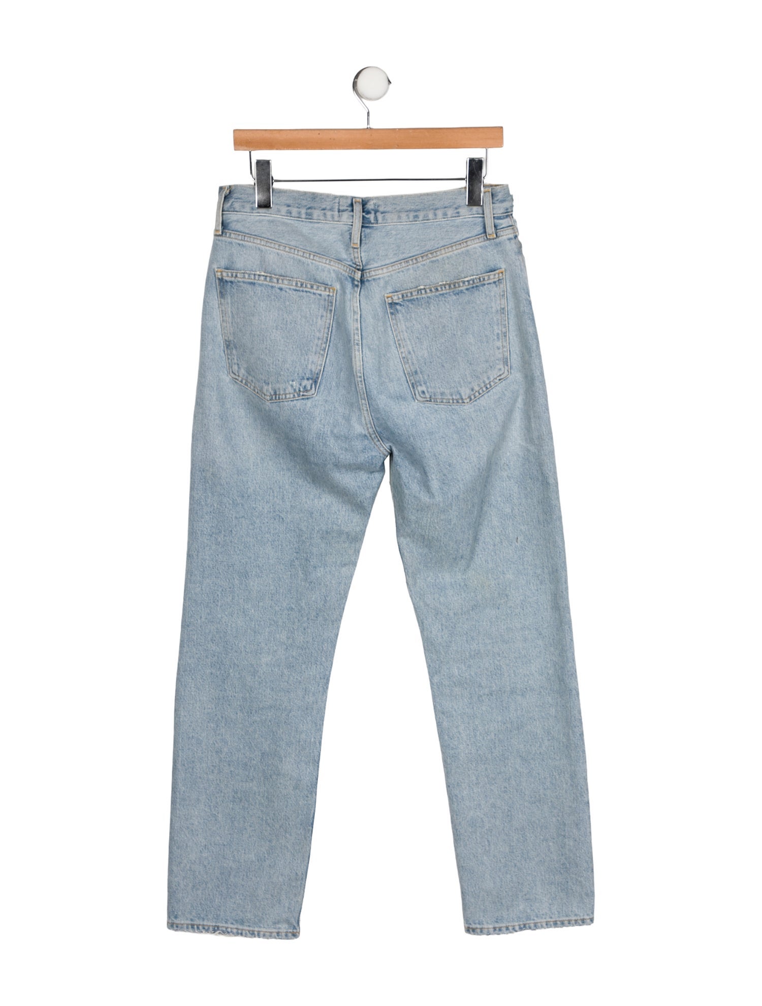 AGOLDE High-Rise Straight Leg Jeans
