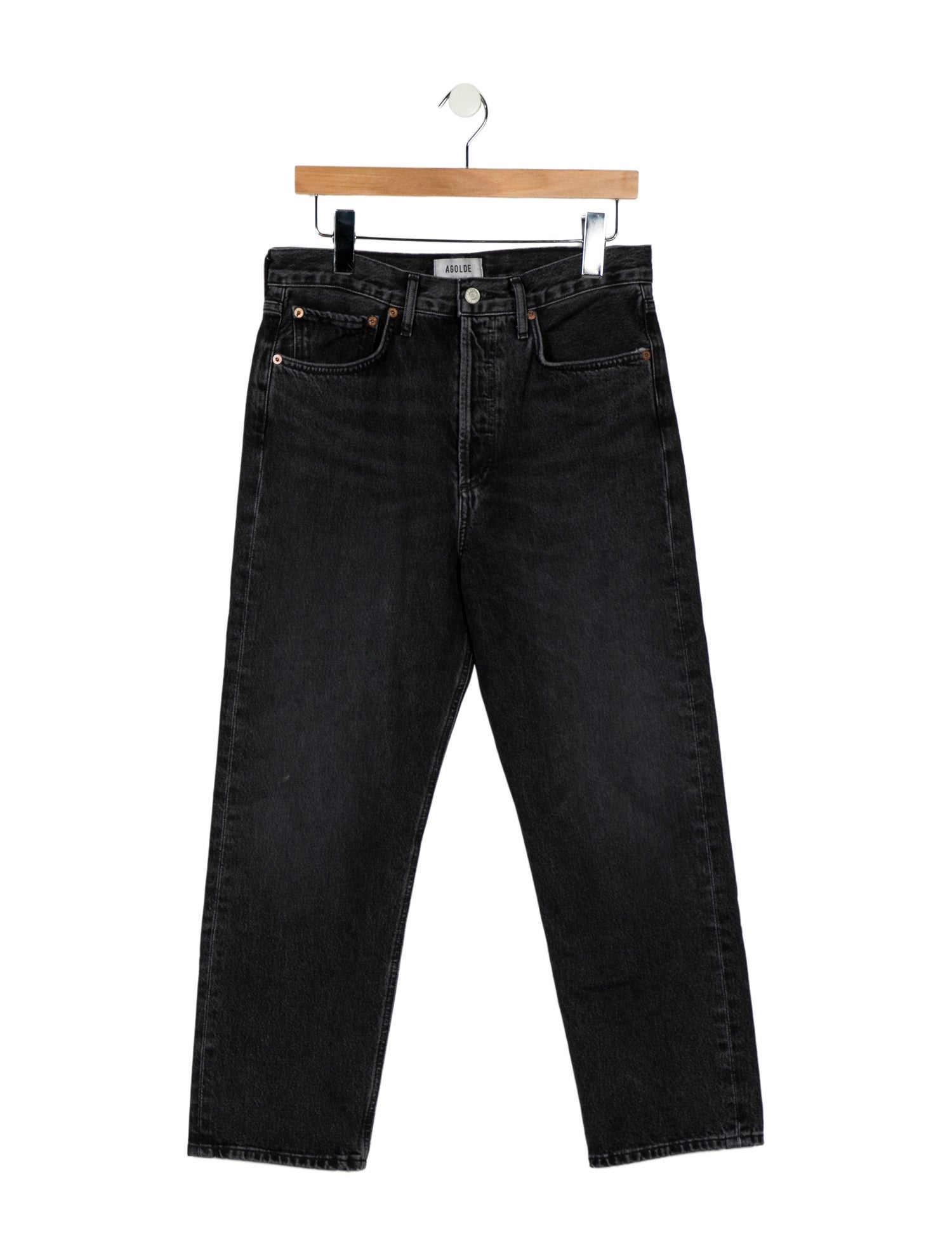 AGOLDE High-Rise Straight Leg Jeans