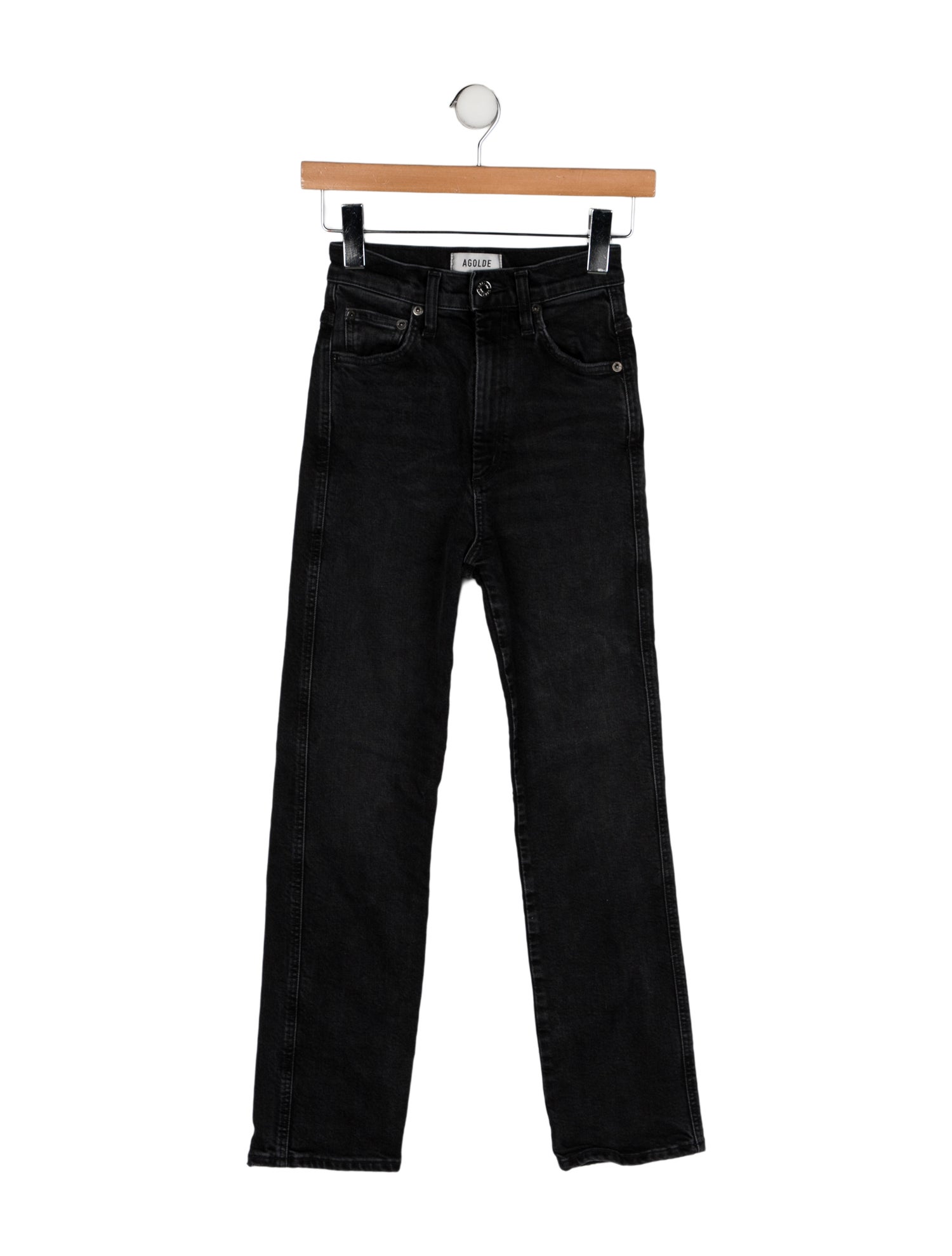 AGOLDE Mid-Rise Straight Leg Jeans