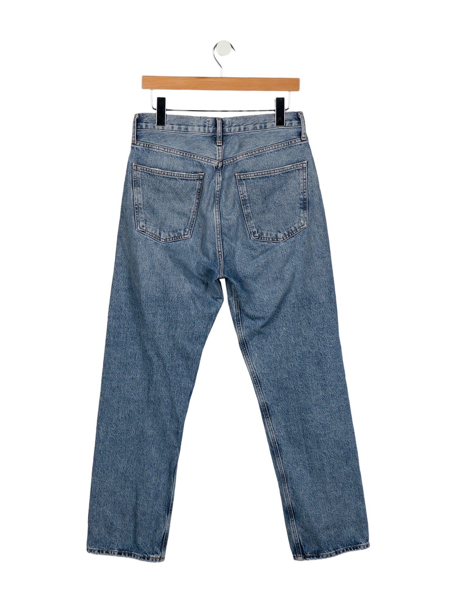 AGOLDE High-Rise Straight Leg Jeans